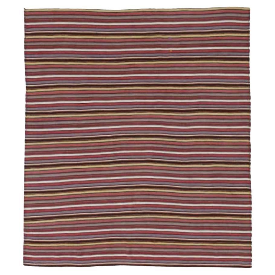 Tappeto persiano Jajim Small Design 1910 - Lana Avorio Rosa Rosso Giallo - 91550