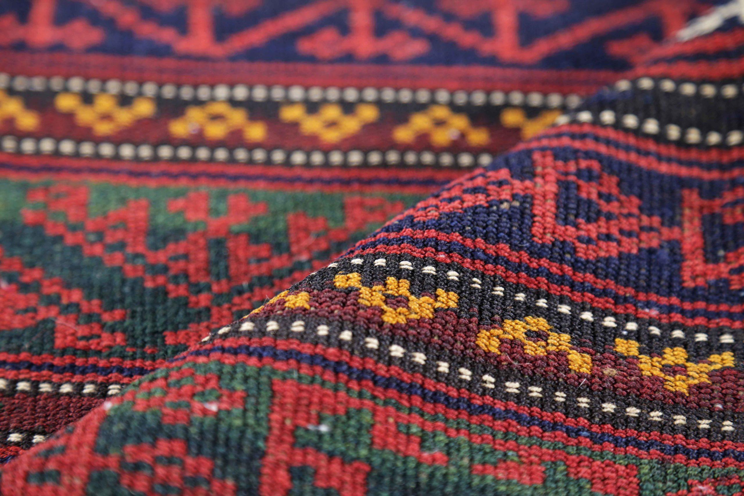 Persischer Jajim Kleiner Teppich CIRCA 1910 - Wolle Elfenbein Rot Gelb Design - 91341 im Zustand „Hervorragend“ im Angebot in Dallas, TX