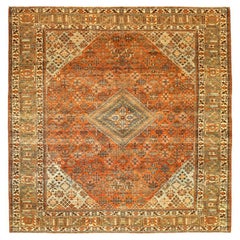 Persische Joshagan-Teppiche - Wolle Blau Elfenbein Orange Design - 92700