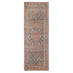 Tappeti persiani Joshagan - Design blu rosso in lana - 96860