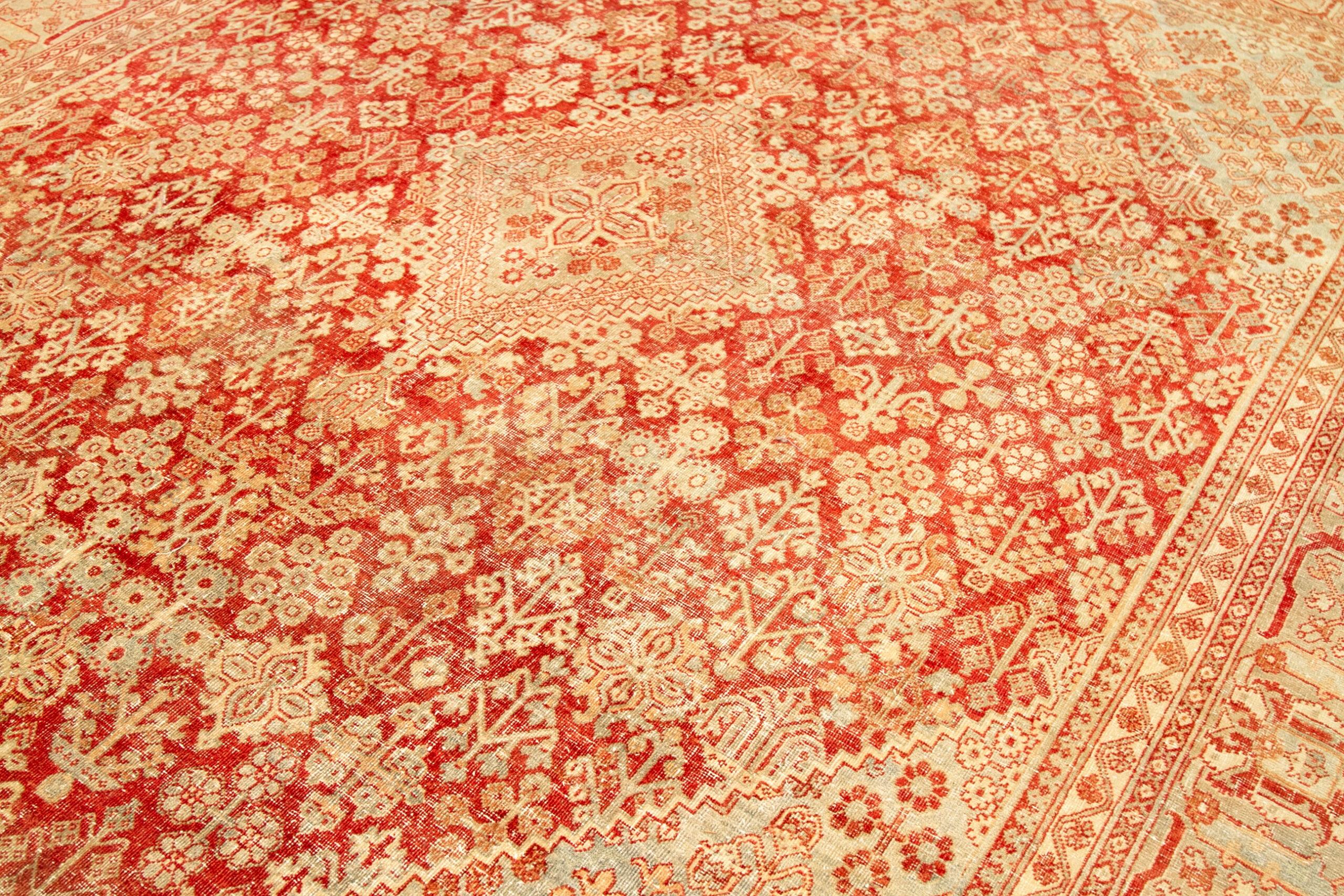 Iracheno Tappeti persiani Joshagan - Lana Avorio Rosso - 92712 in vendita