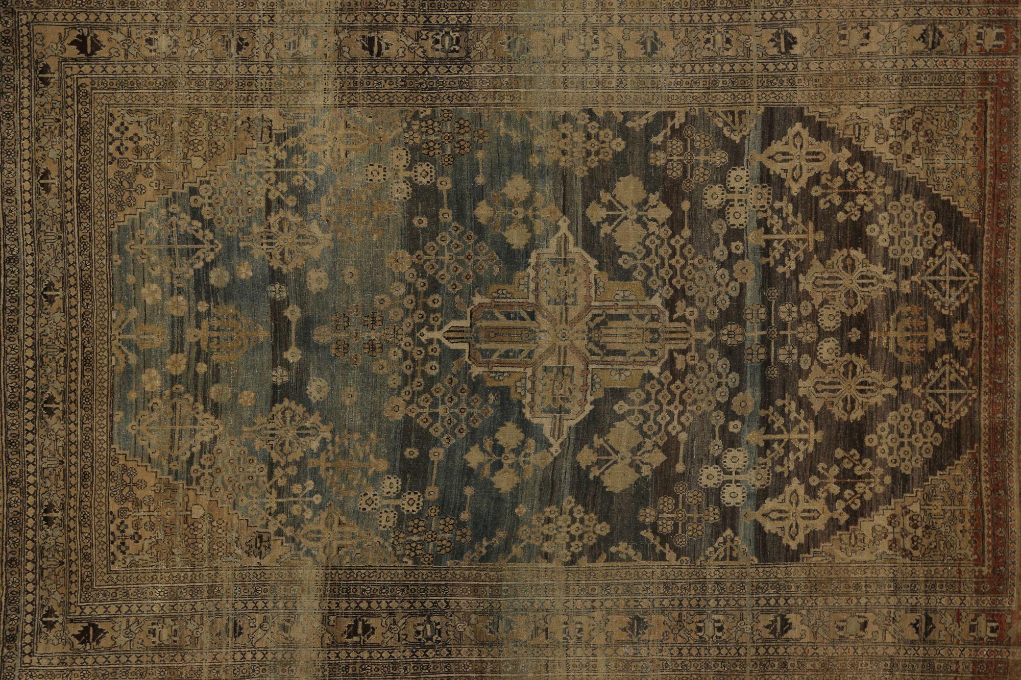 Tappeto persiano Joshagan Small - Lana Marrone Taupe Design - 97807 In condizioni ottime in vendita a Dallas, TX