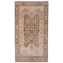 Antique Persian Karabagh Rug, Soft Palette, circa 1910s
