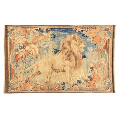Tappeto persiano Karabagh piccolo - Lana Blu Marrone Avorio Rosa 74098