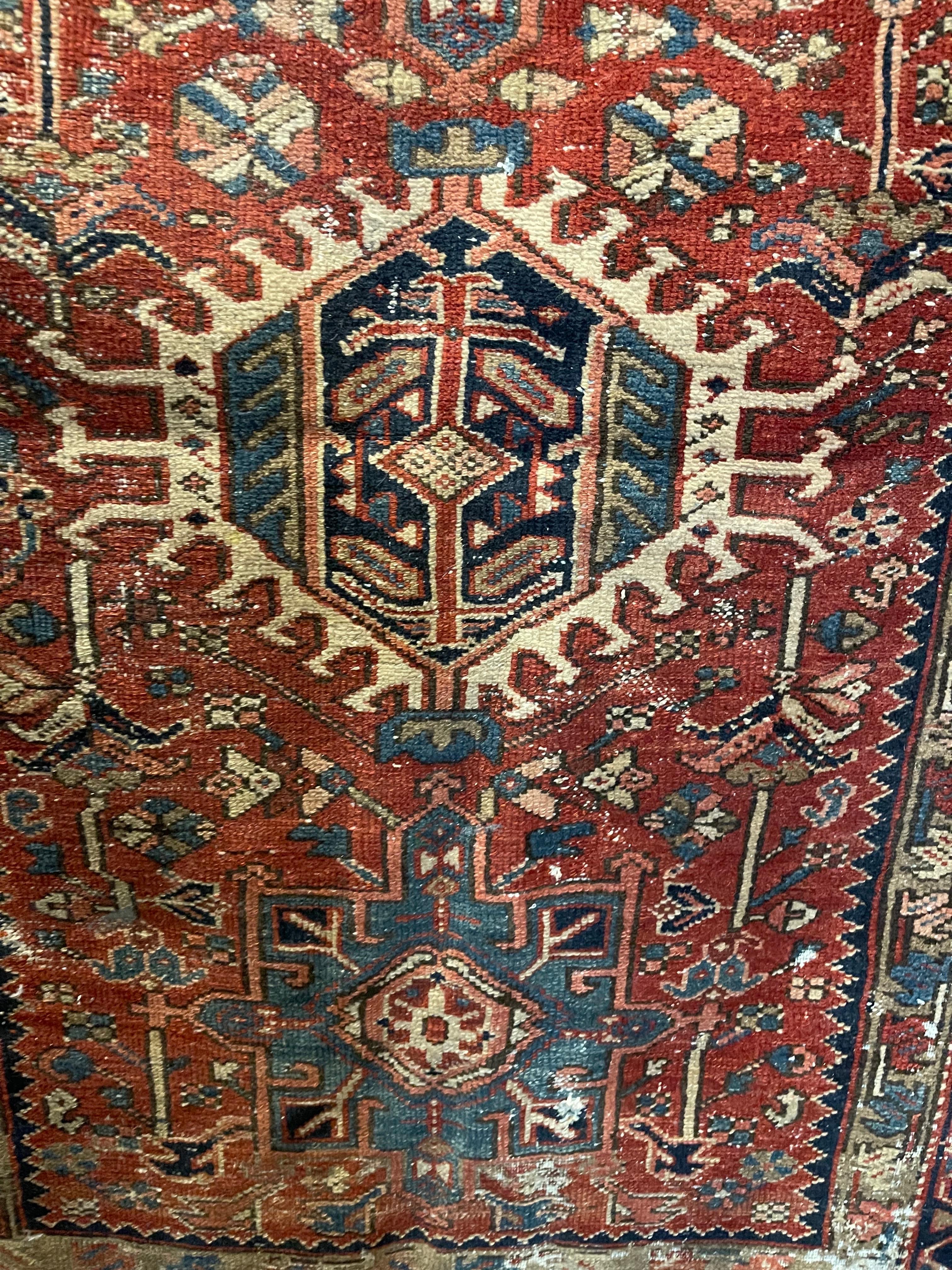 Persian Karaja Design Area Rug, Early 20th Century For Sale 2