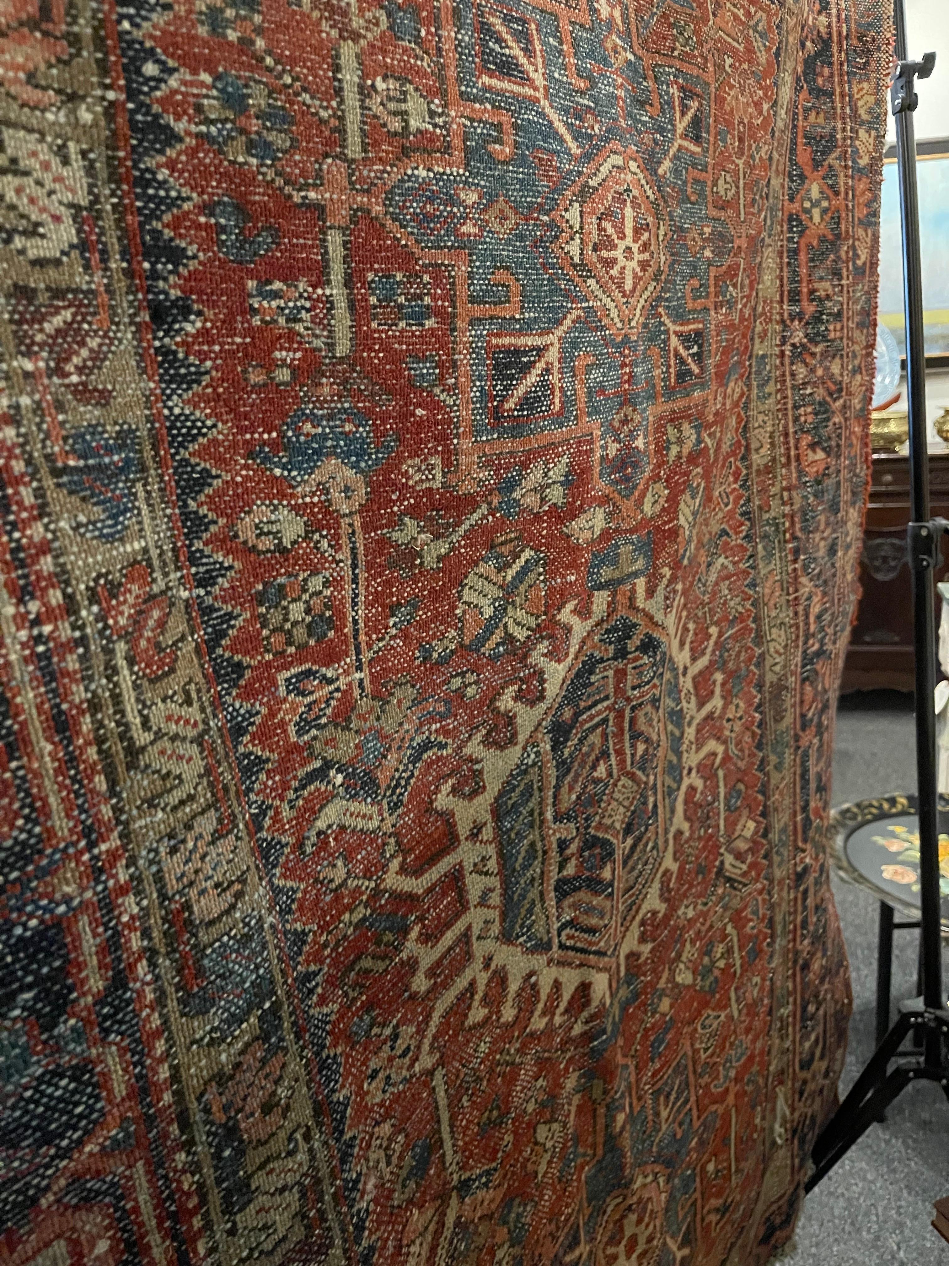 Persian Karaja Design Area Rug, Early 20th Century For Sale 4