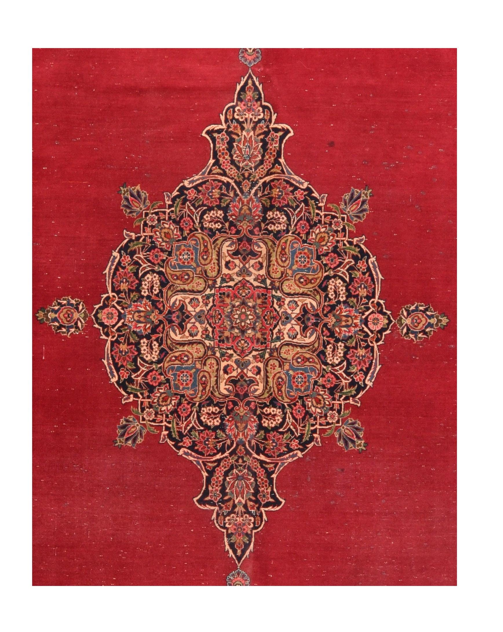 Persischer Kashan-Teppich 9'0