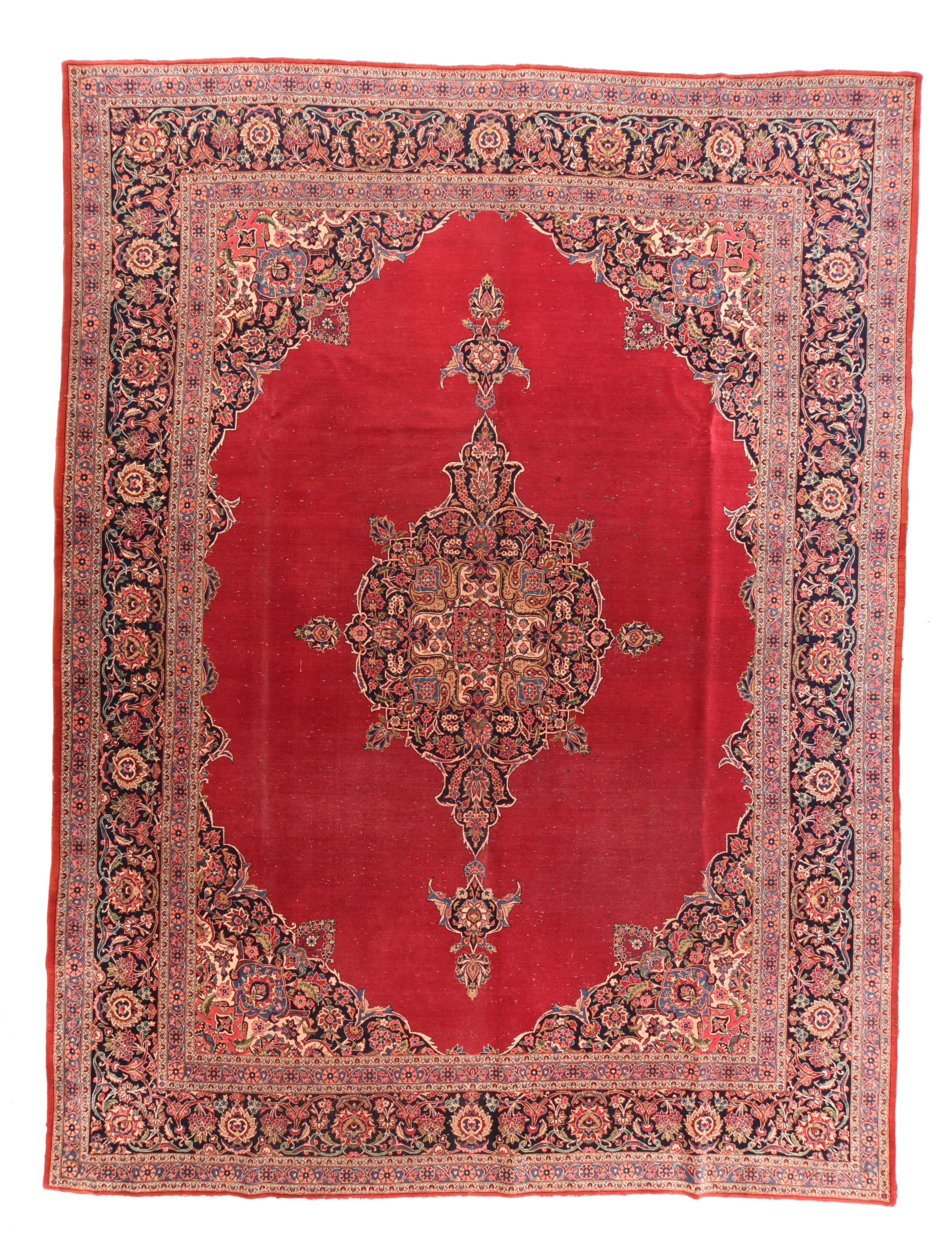 Persischer Kashan-Teppich 9'0