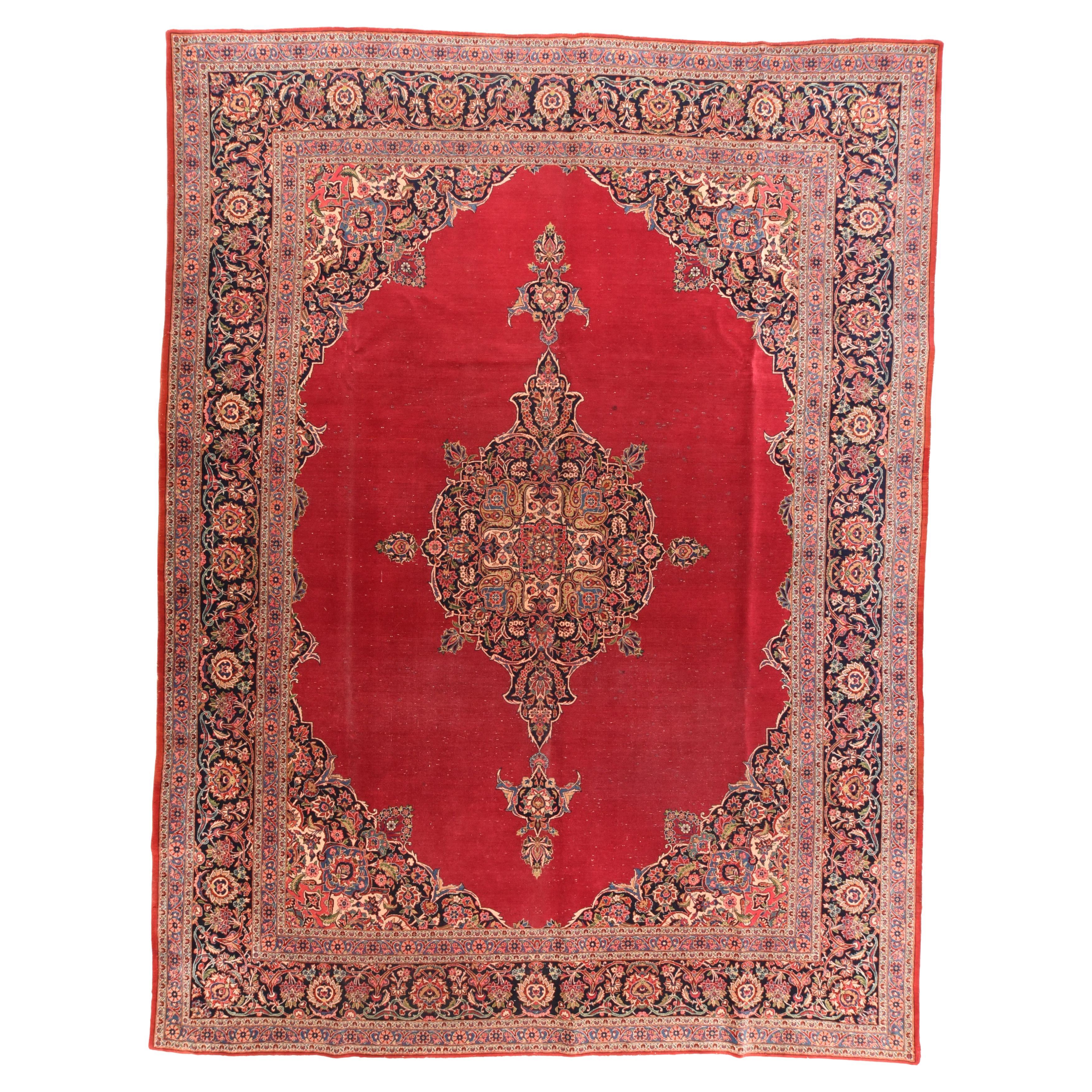 Persian Kashan Rug 9'0" x 12'10''