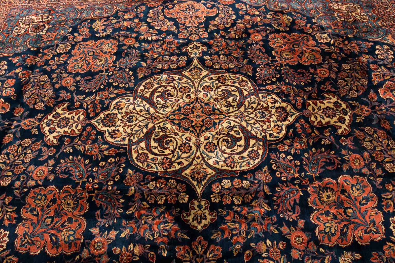 Antique Caucasian Rug In Good Condition For Sale In Stamford, CT