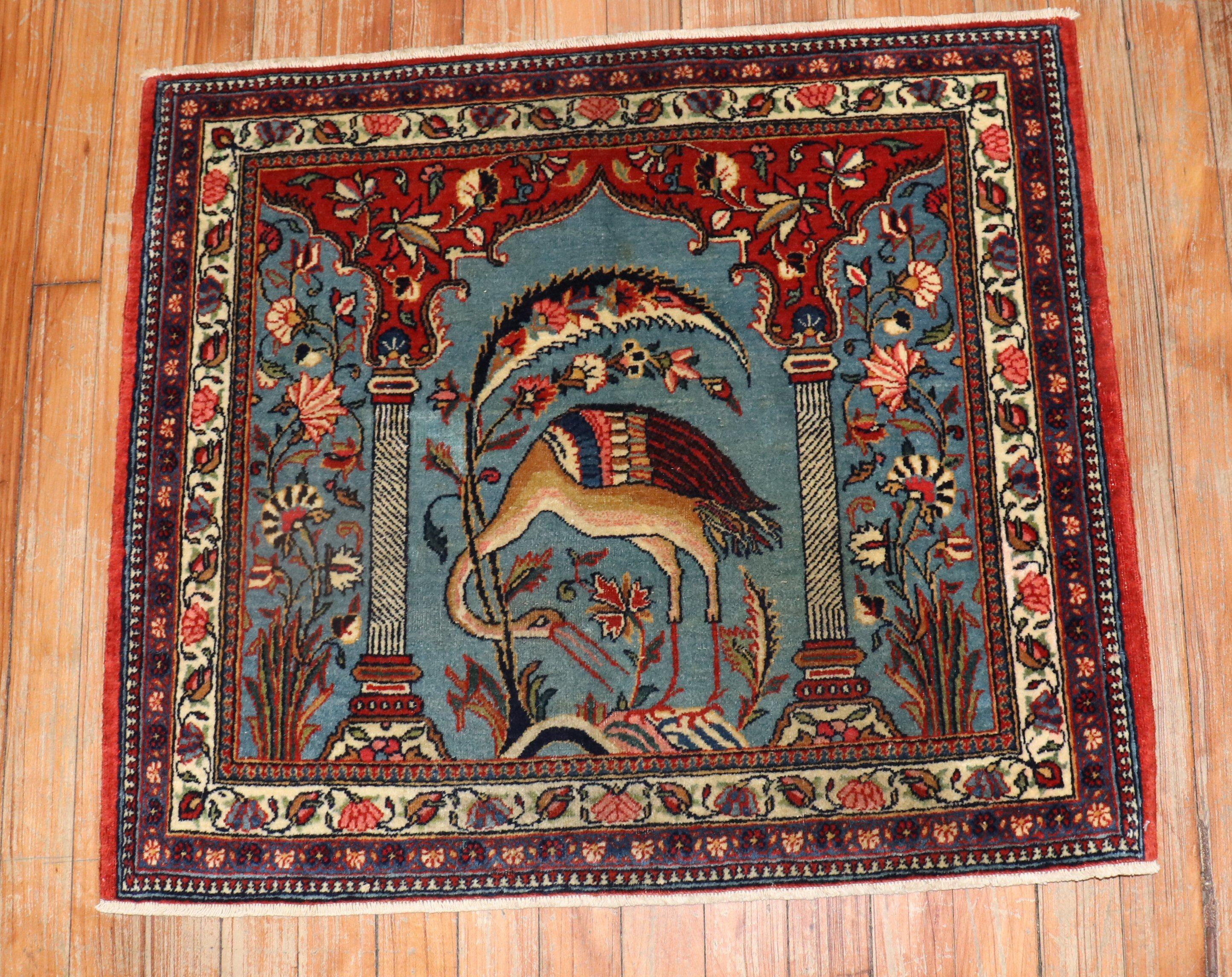 20th Century Persian Kashan Rug For Sale