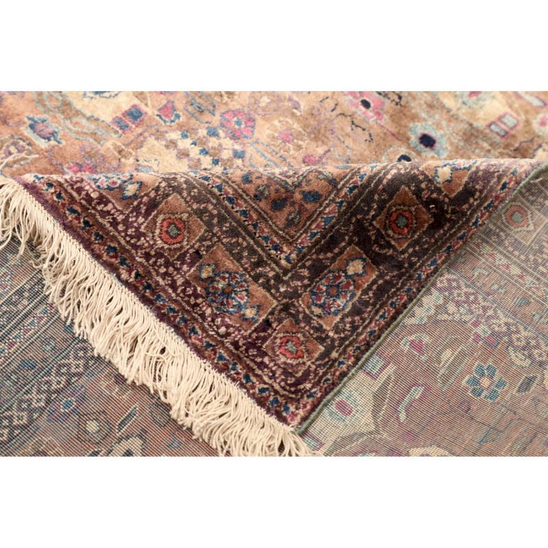 Persischer Kashan Kleiner Teppich - Wolle Rot Design - 94544 im Zustand „Hervorragend“ im Angebot in Dallas, TX