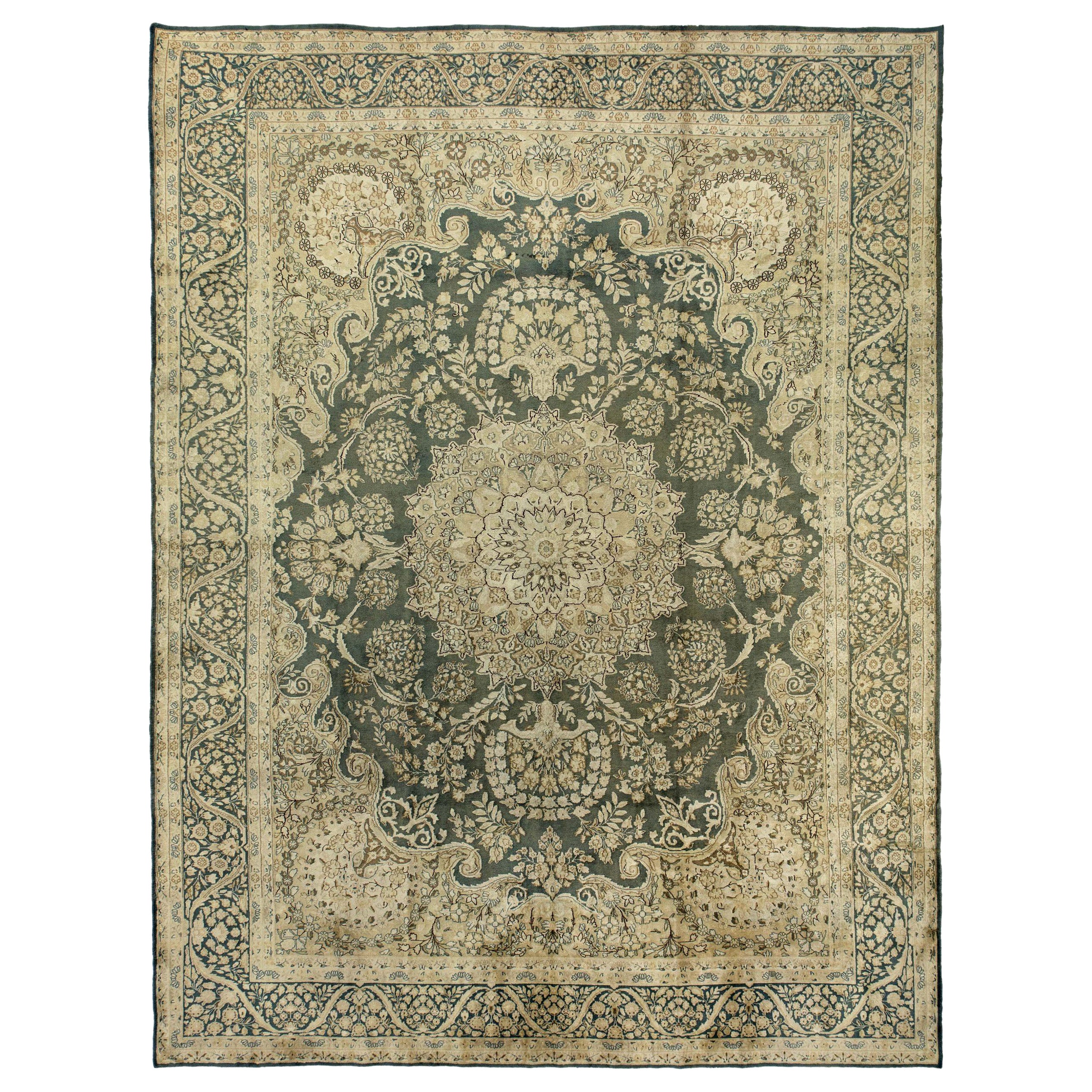 Tapis de Kerman persans - 12873