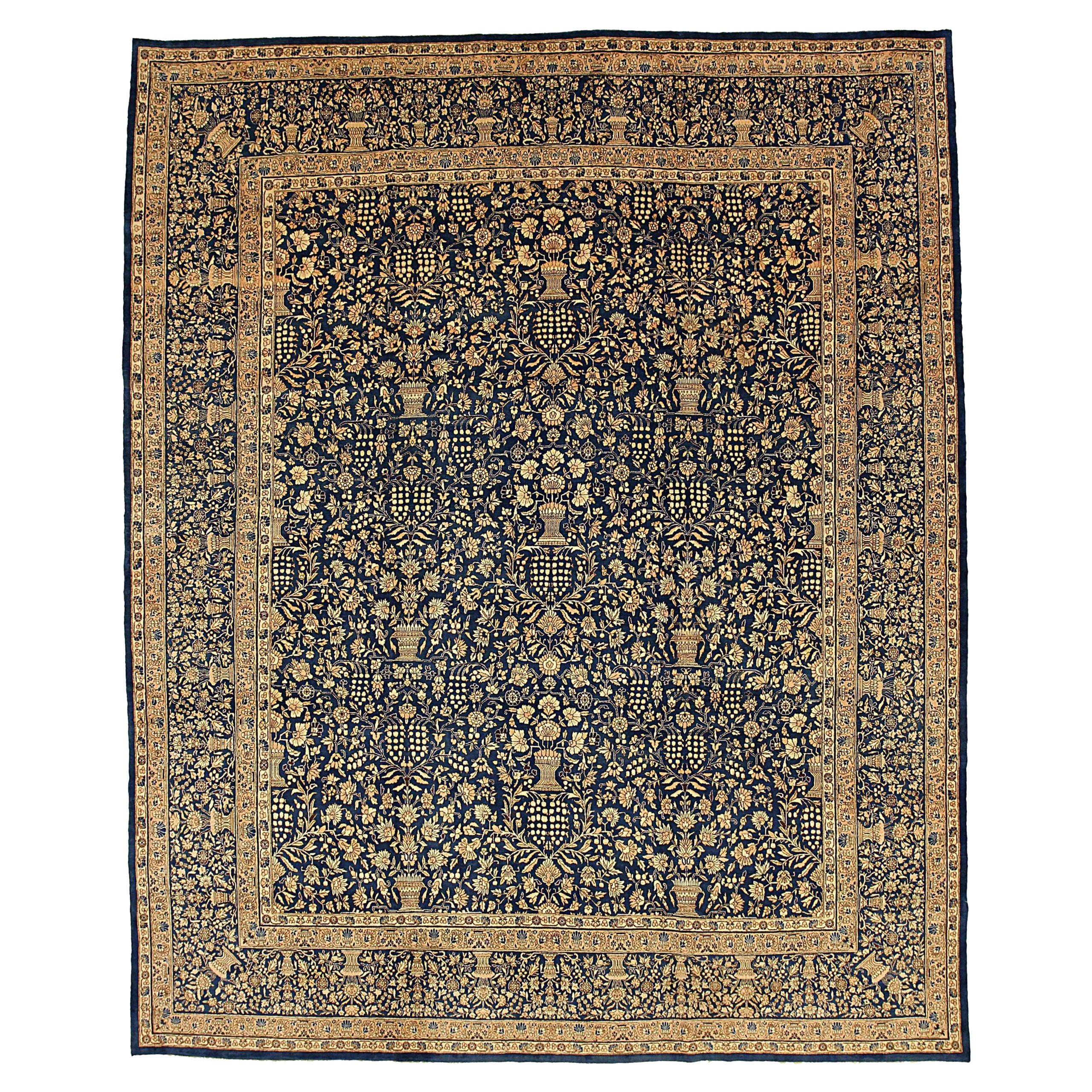 Persian Kerman Area Rugs Circa 1880 - 54126