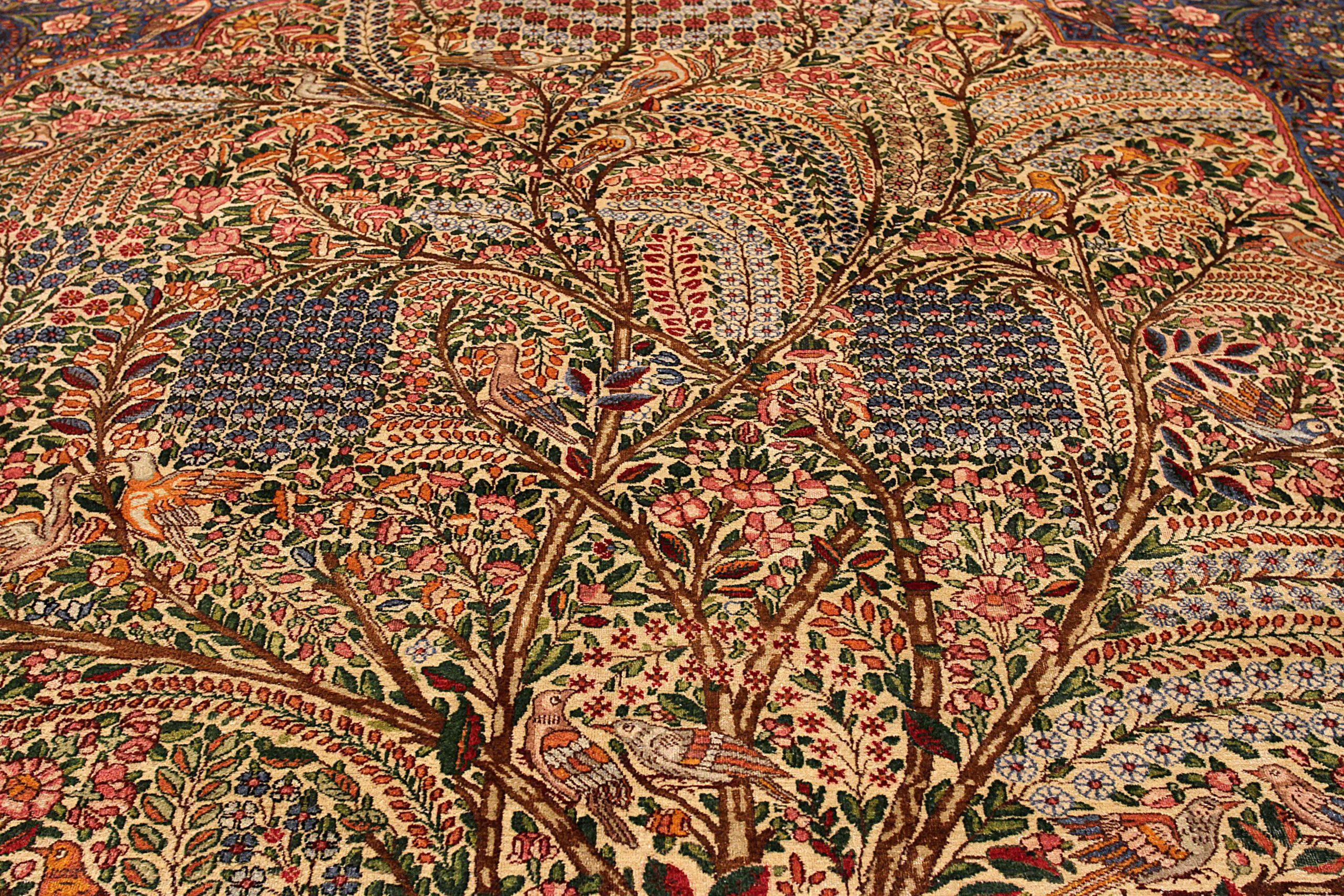 Persische Kerman-Teppiche um 1880 - Design - 11670 (Wolle) im Angebot