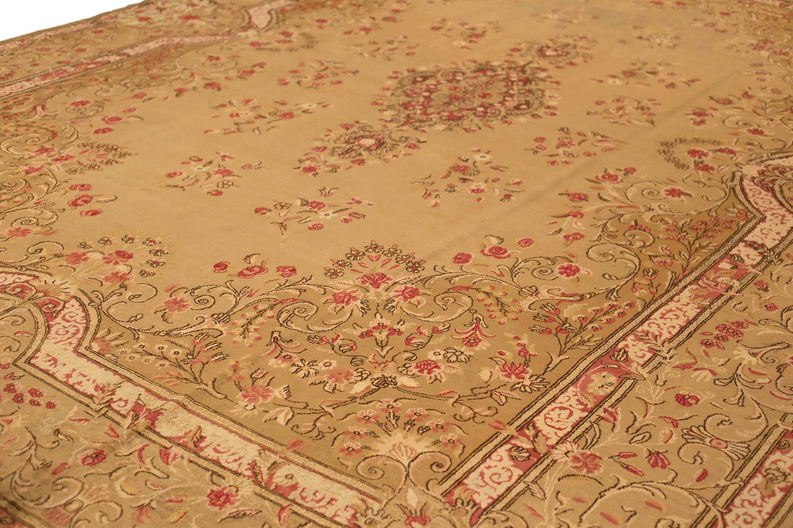 Asian Persian Kerman Area Rugs - 52001 For Sale