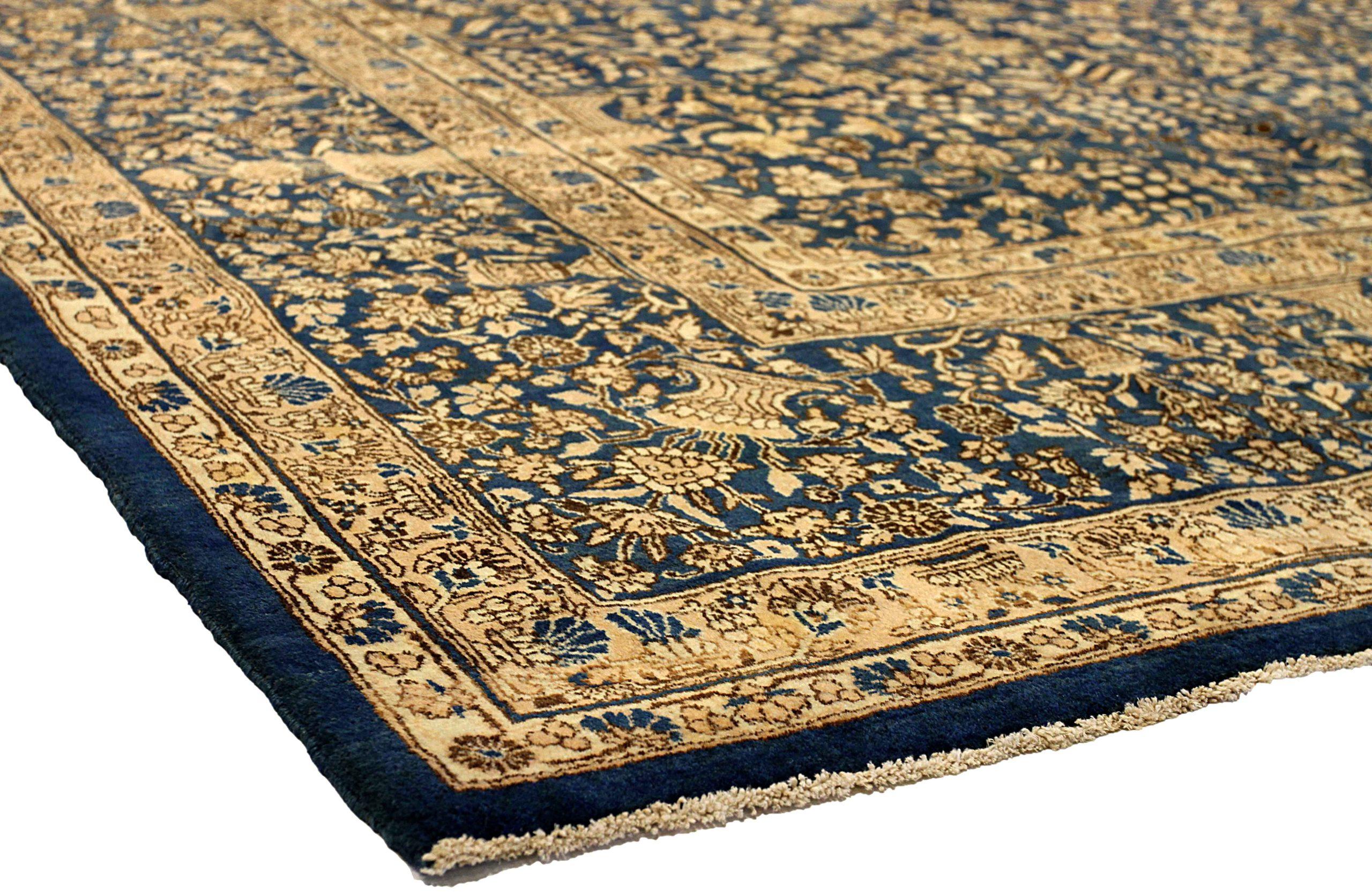 20th Century Persian Kerman Area Rugs Circa 1880 - 54126 For Sale