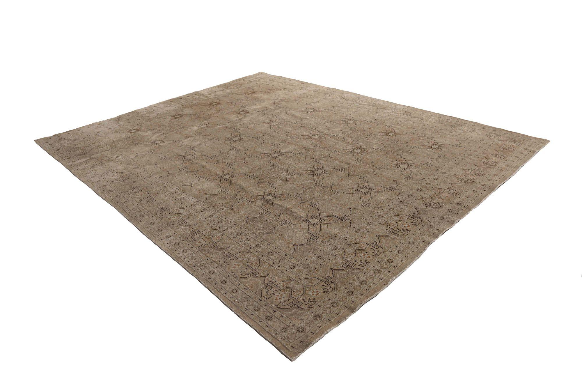 Iracheno Tappeti persiani Kerman - Lana Marrone Taupe Design - 96876 in vendita