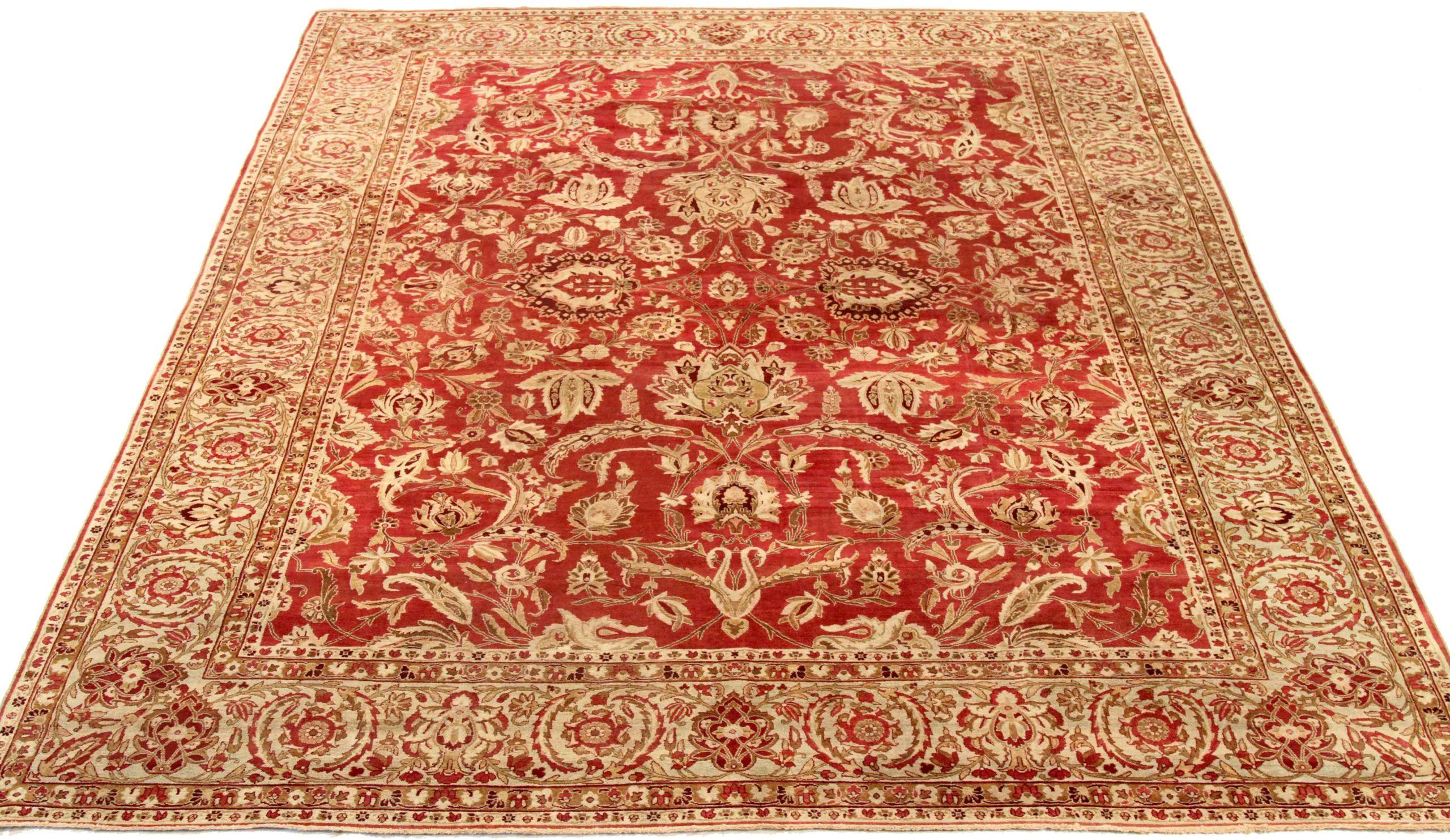 Discover the elegance of Persian Kerman featuring Area Rugs in Circa 1910. Designed with Wool and IvoryRed, this exclusive design is perfect for enhancing your space.