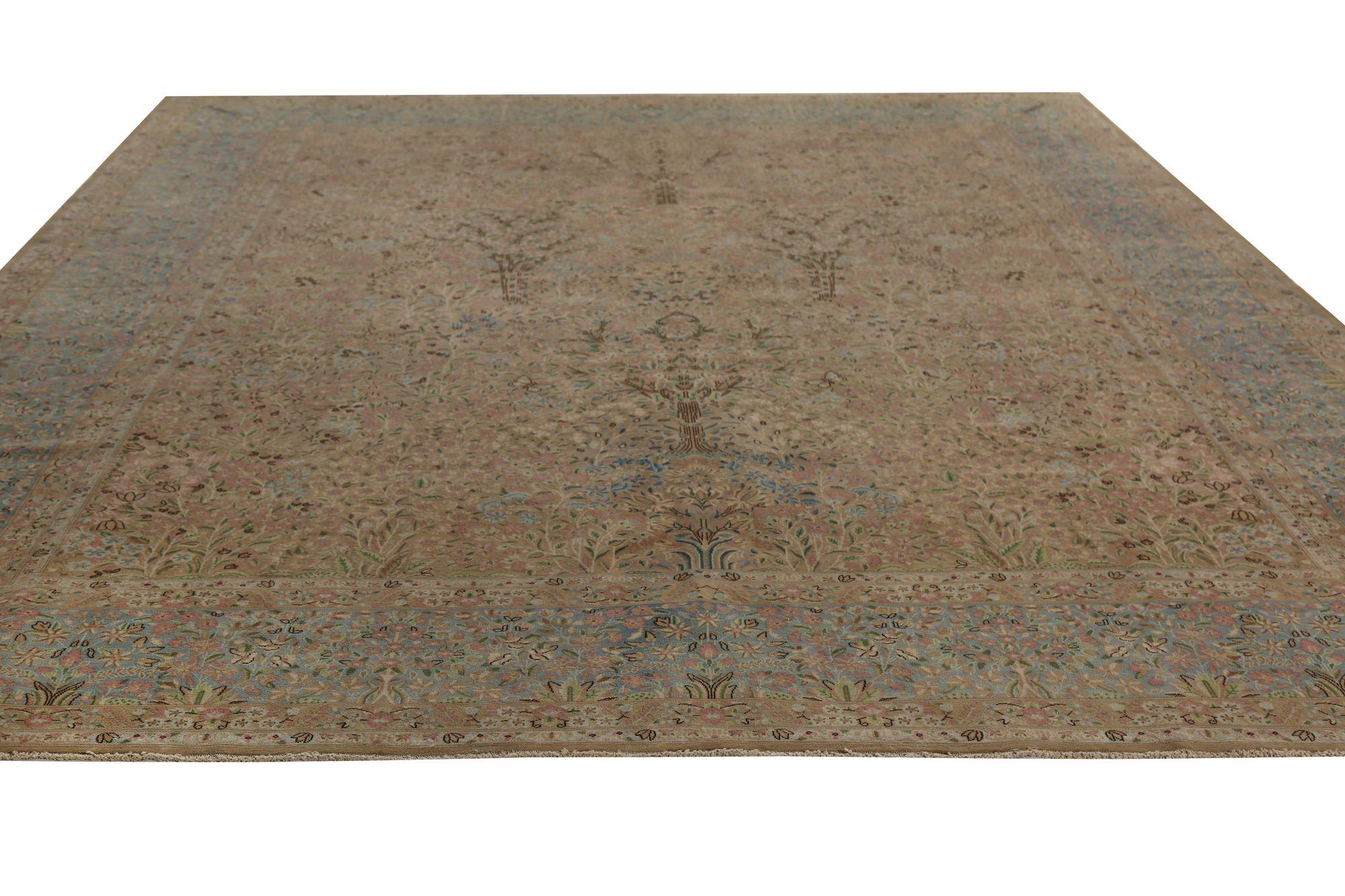 Persische Kerman-Teppiche - Wolle Rosa Design - 97218 (Asiatisch) im Angebot