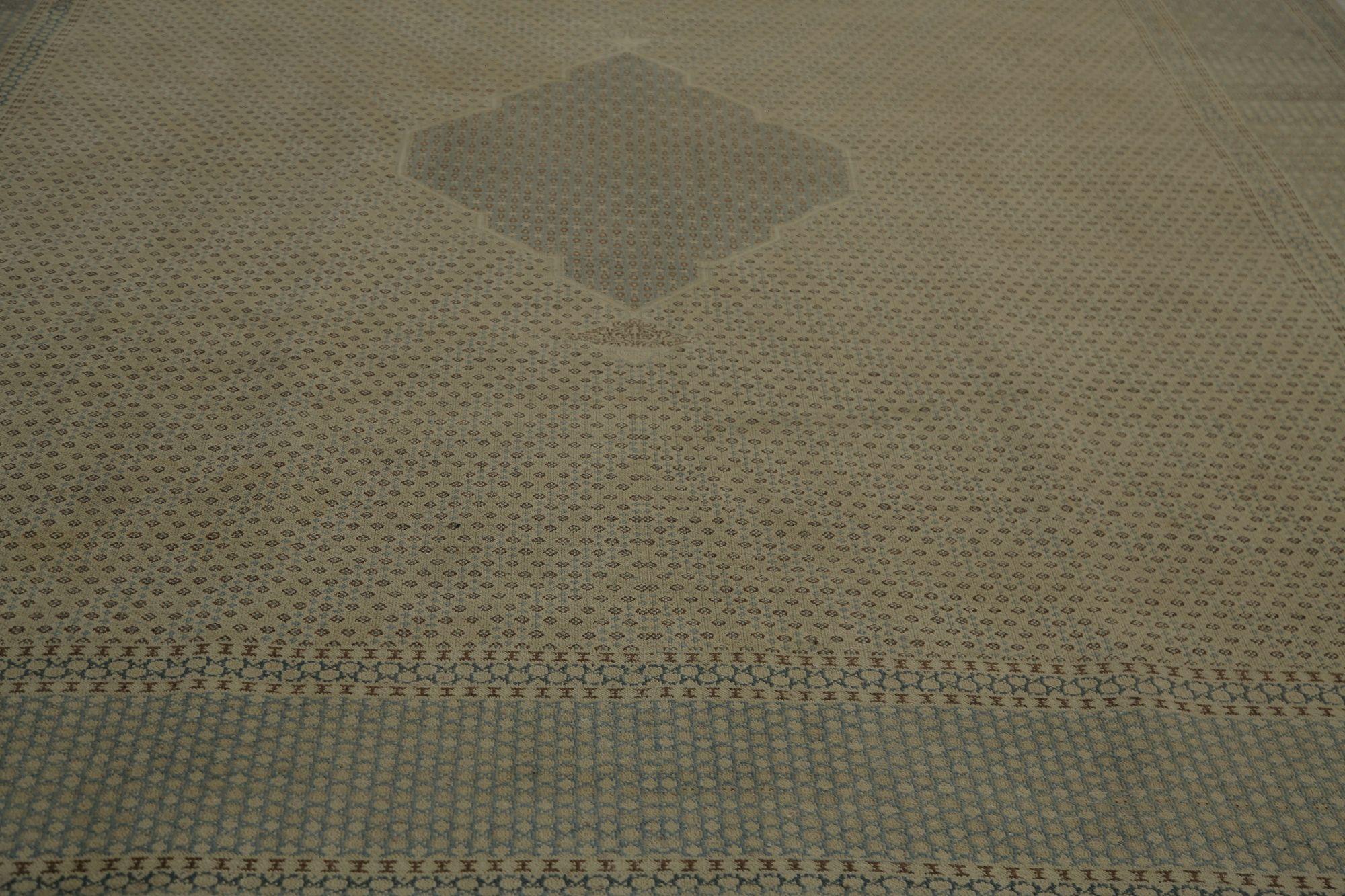 Discover the elegance of Persian Kerman featuring Area Rugs in Circa 1910. Designed with Wool and Taupe, this exclusive design is perfect for enhancing your space.