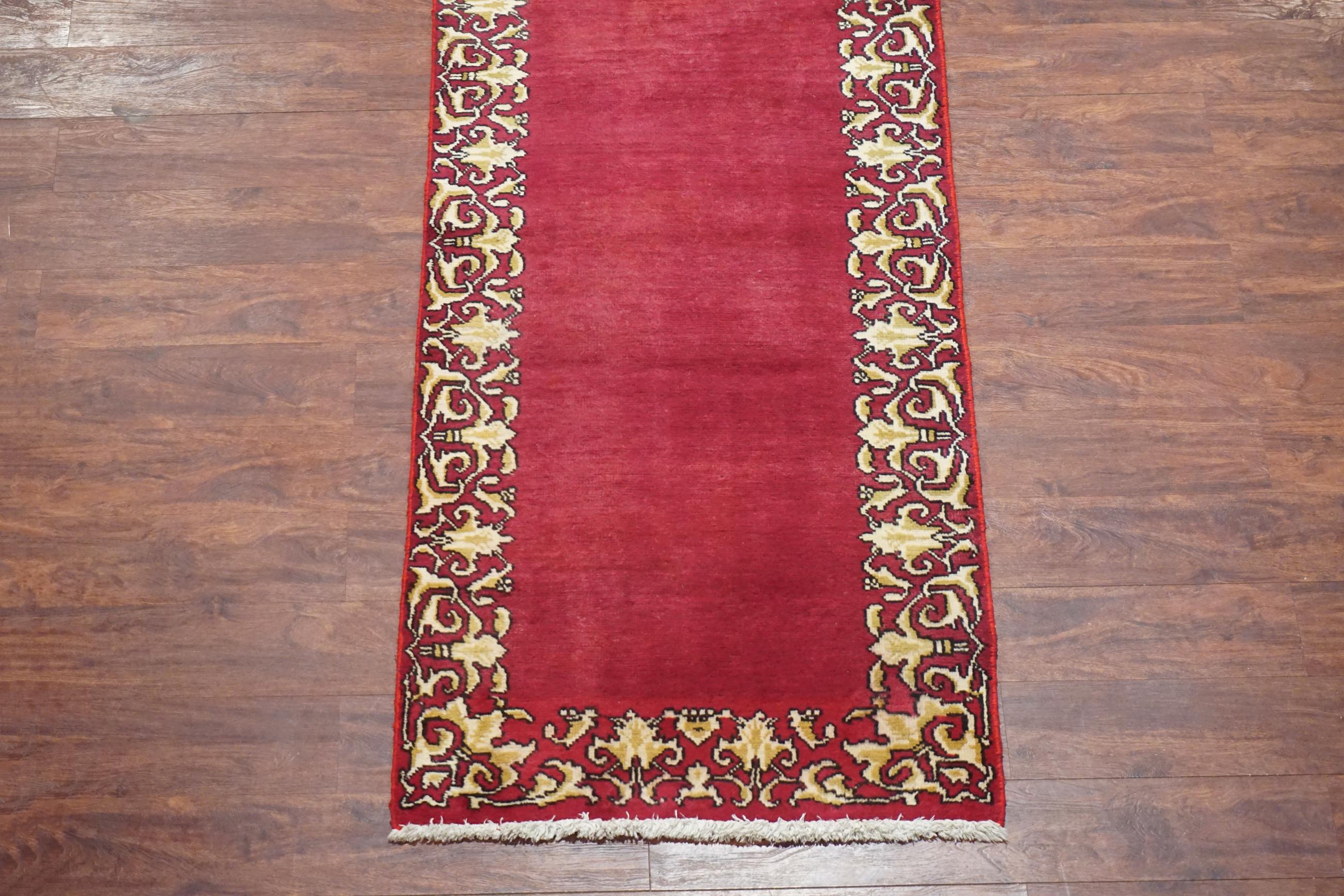 Hand-Knotted Persian Kerman Runner, circa 1960 For Sale