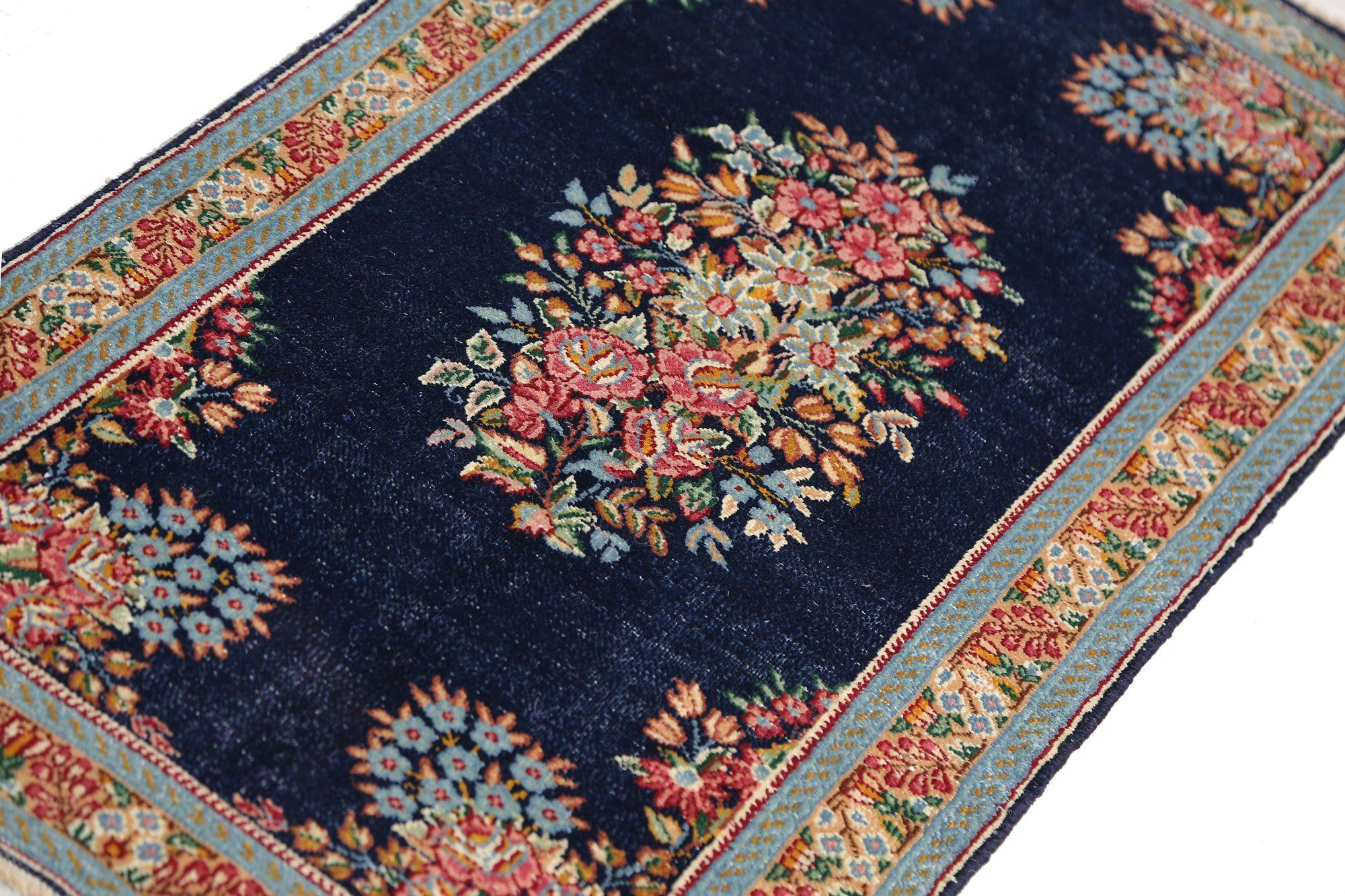 Tappeto Persiano Kerman Runner - Lana Design/One - 97048 In condizioni ottime in vendita a Dallas, TX