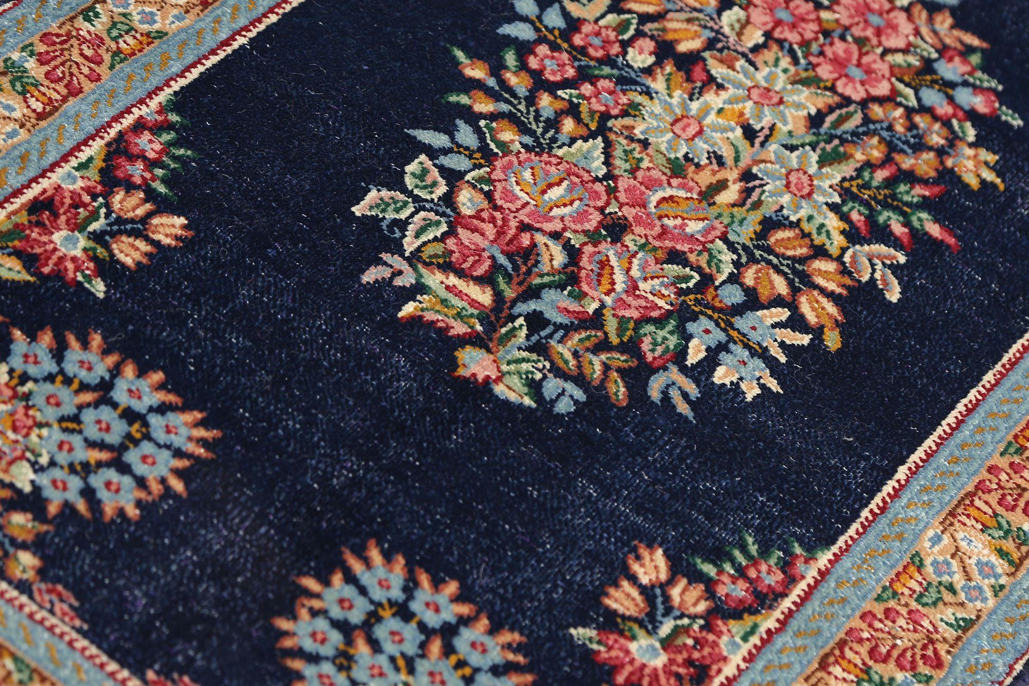 XX secolo Tappeto Persiano Kerman Runner - Lana Design/One - 97048 in vendita
