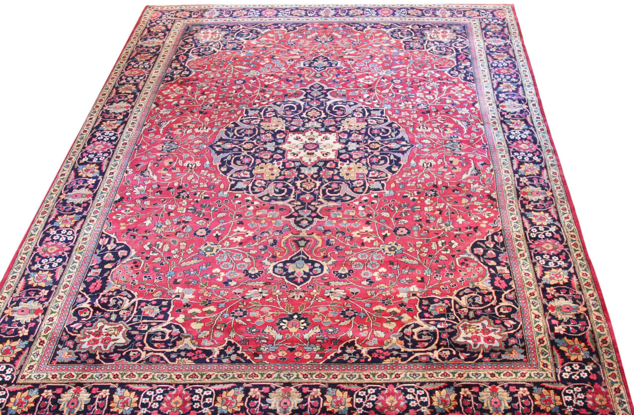Discover the elegance of Persian Khoi featuring Over Size Rug in Circa 1940. Designed with Wool and BlueIvoryRed, this exclusive design is perfect for enhancing your space.