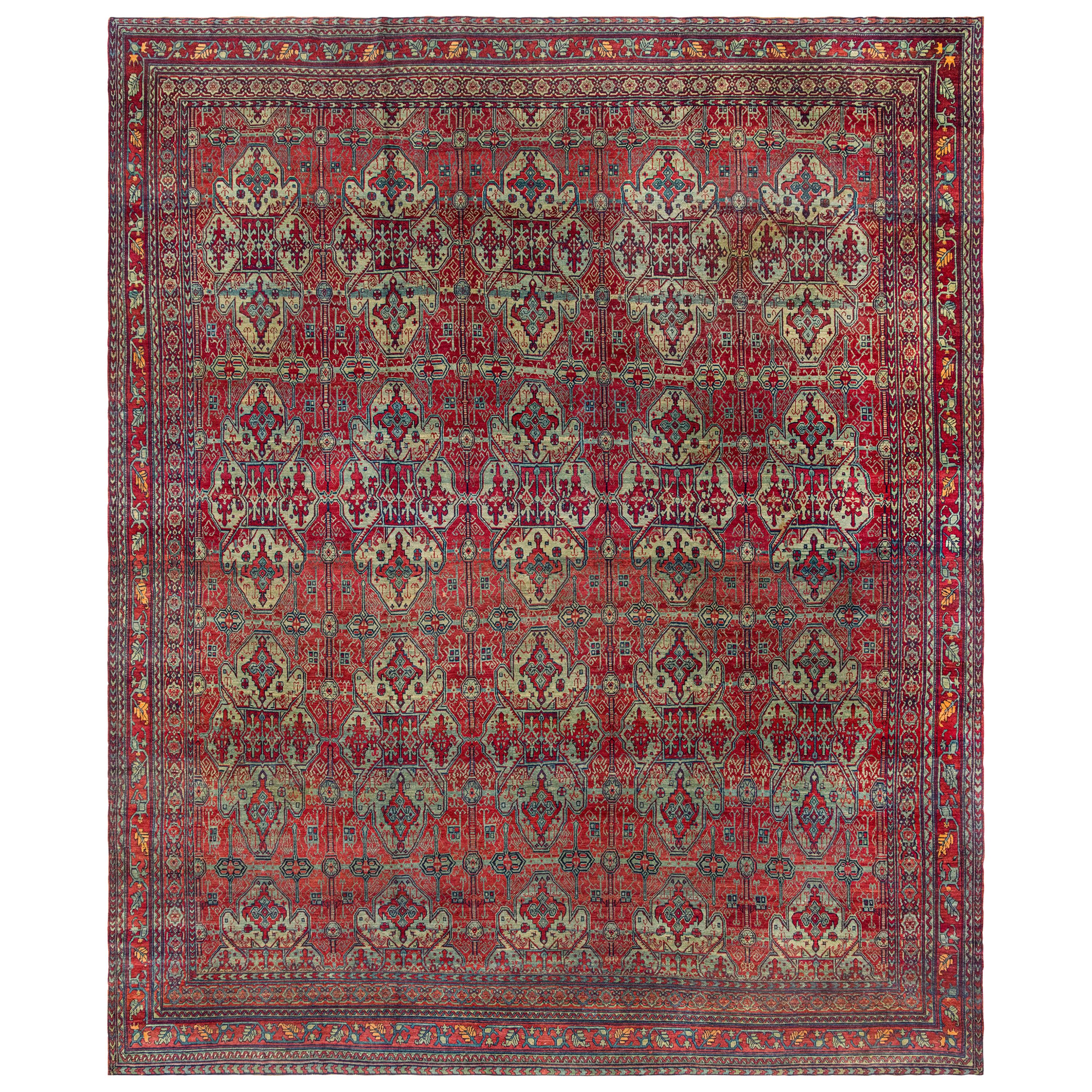 Khorasan Rug Antique c. 1880s For Sale