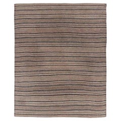 Persische Kilim Area Rugs CIRCA 1910 - Wolle Braun Elfenbein Design - 91298