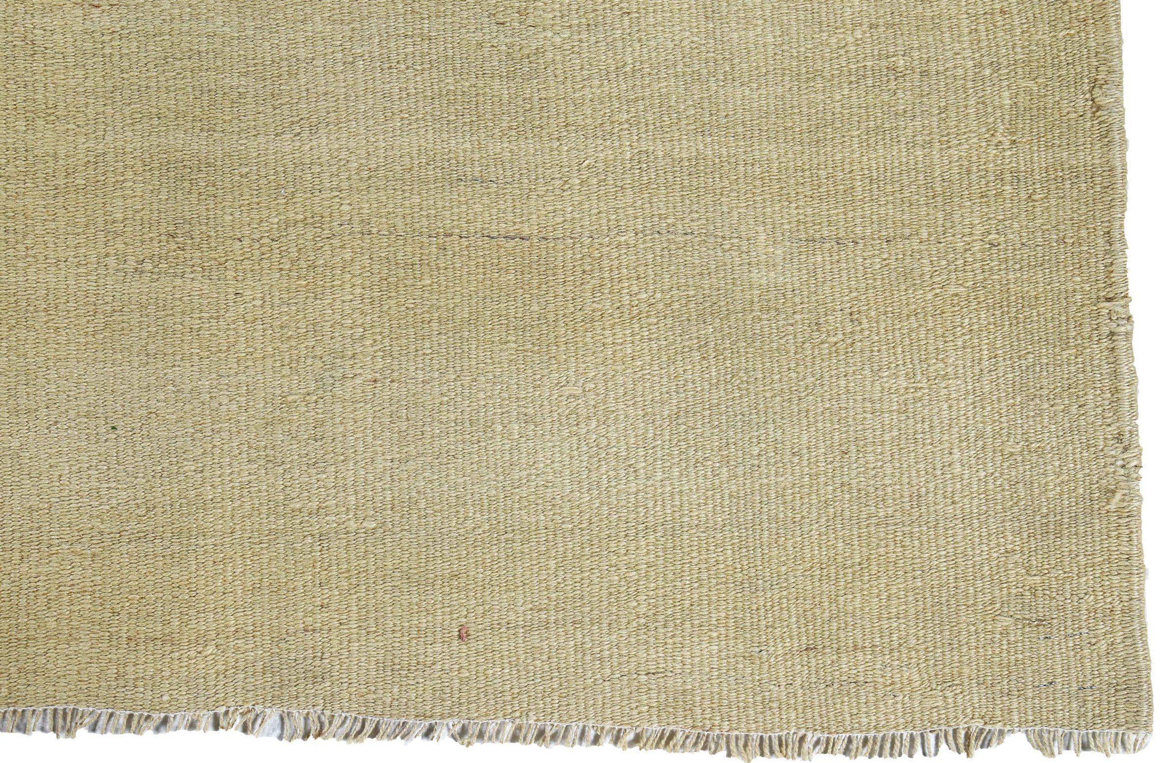 Tapis persans Kilim datant d'environ 1910, motif ivoire en laine - 91278 Excellent état - En vente à Dallas, TX