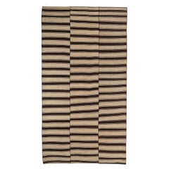Persische Kilim Teppiche CIRCA 1940 - Wolle Braun Elfenbein 72715