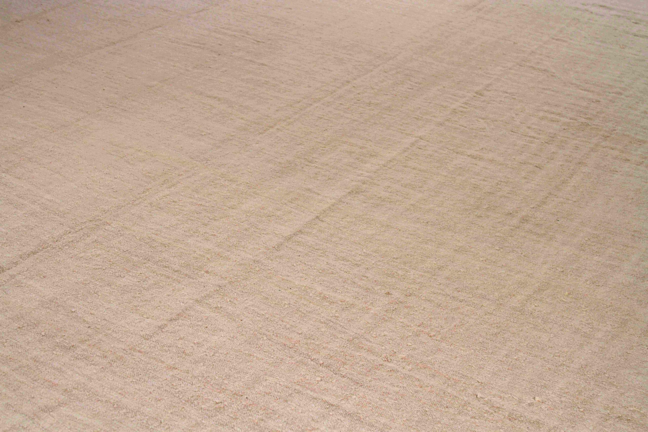Persische Kelim-Teppiche Circa 1940 - Wolle Elfenbein Design - 88020 (Asiatisch) im Angebot