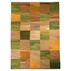 Rug & Kilim Persiano Circa 1990 - Lana Marrone Verde Taupe Giallo 73890
