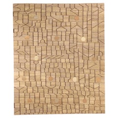 Tappeti persiani Kilim Circa 1990 - Lana Marrone Avorio Taupe 73607