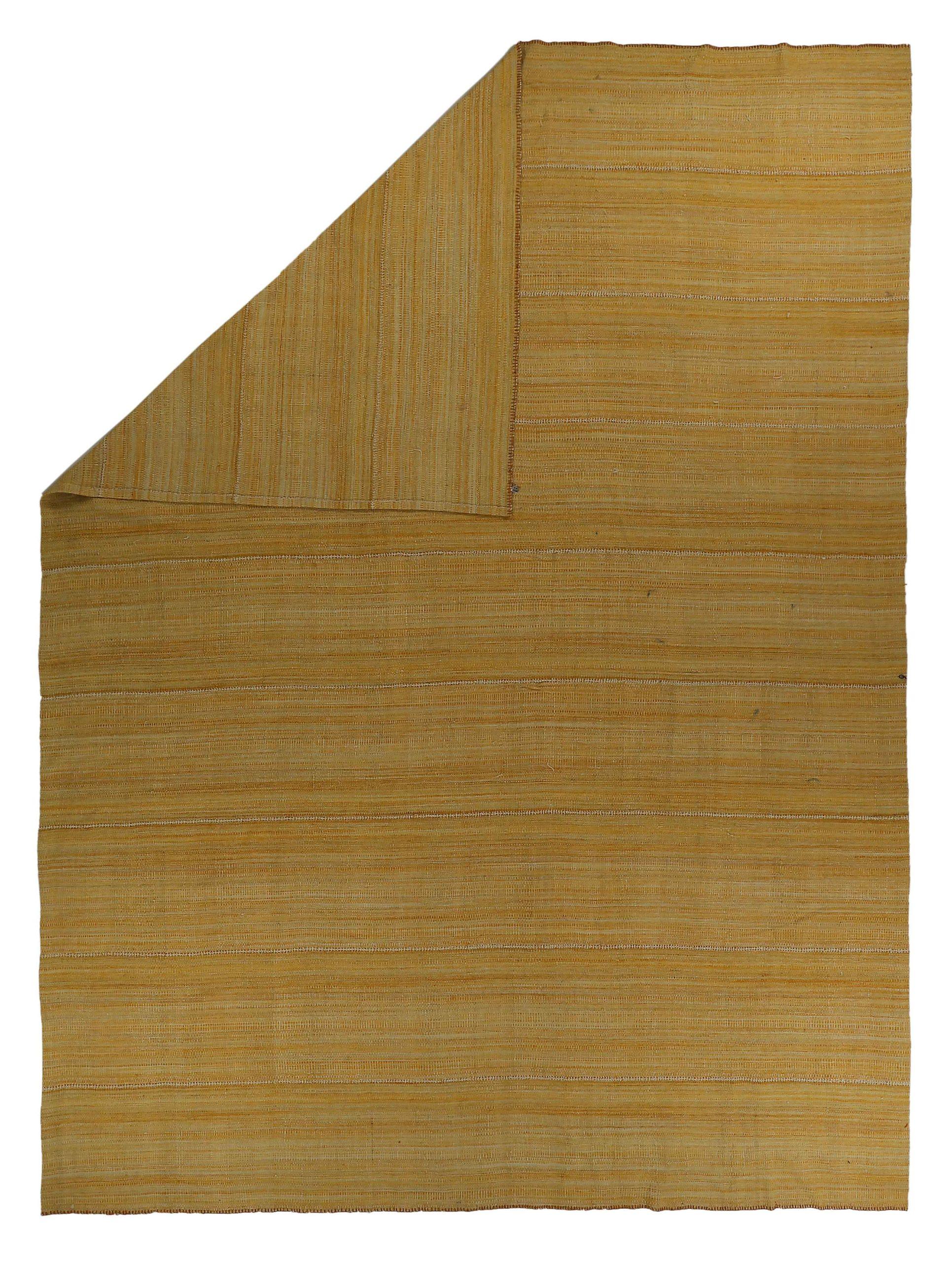 Asiatico Tappeto persiano Rug & Kilim Circa 1990 - Disegno giallo in lana - 88946 in vendita