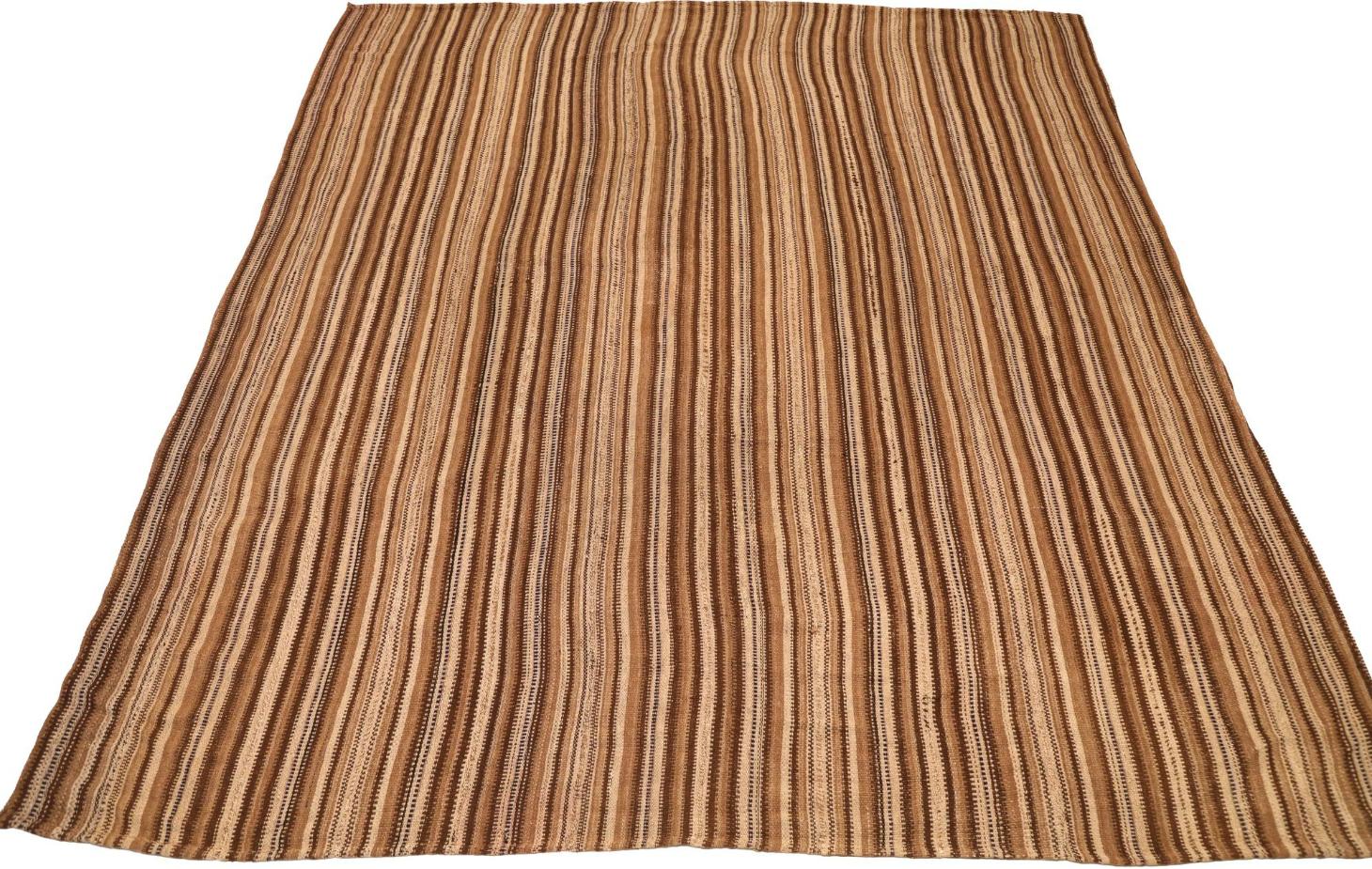 Entdecken Sie die Eleganz der persischen Kilims mit ihren Teppichen. Dieses exklusive Design, das mit viel Liebe zum Detail entworfen wurde, ist perfekt, um Ihren Raum zu verschönern.