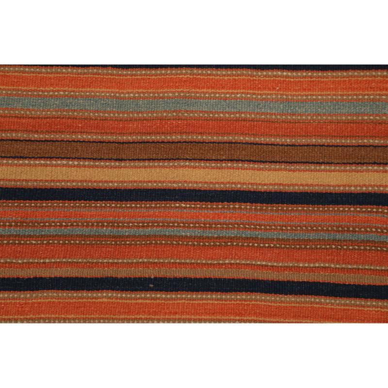 Persische Kilim Teppiche - Wolle Blau Braun Rot Gelb Design - 94551 im Zustand „Hervorragend“ im Angebot in Dallas, TX