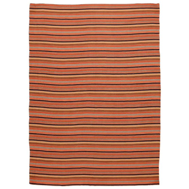 Persische Kilim Teppiche - Wolle Blau Braun Rot Gelb Design - 94551