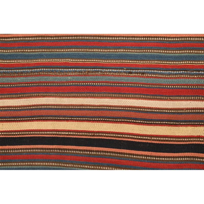 Persische Kilim Teppiche - Wolle Blau Rot Gelb Design - 94651 im Zustand „Hervorragend“ im Angebot in Dallas, TX