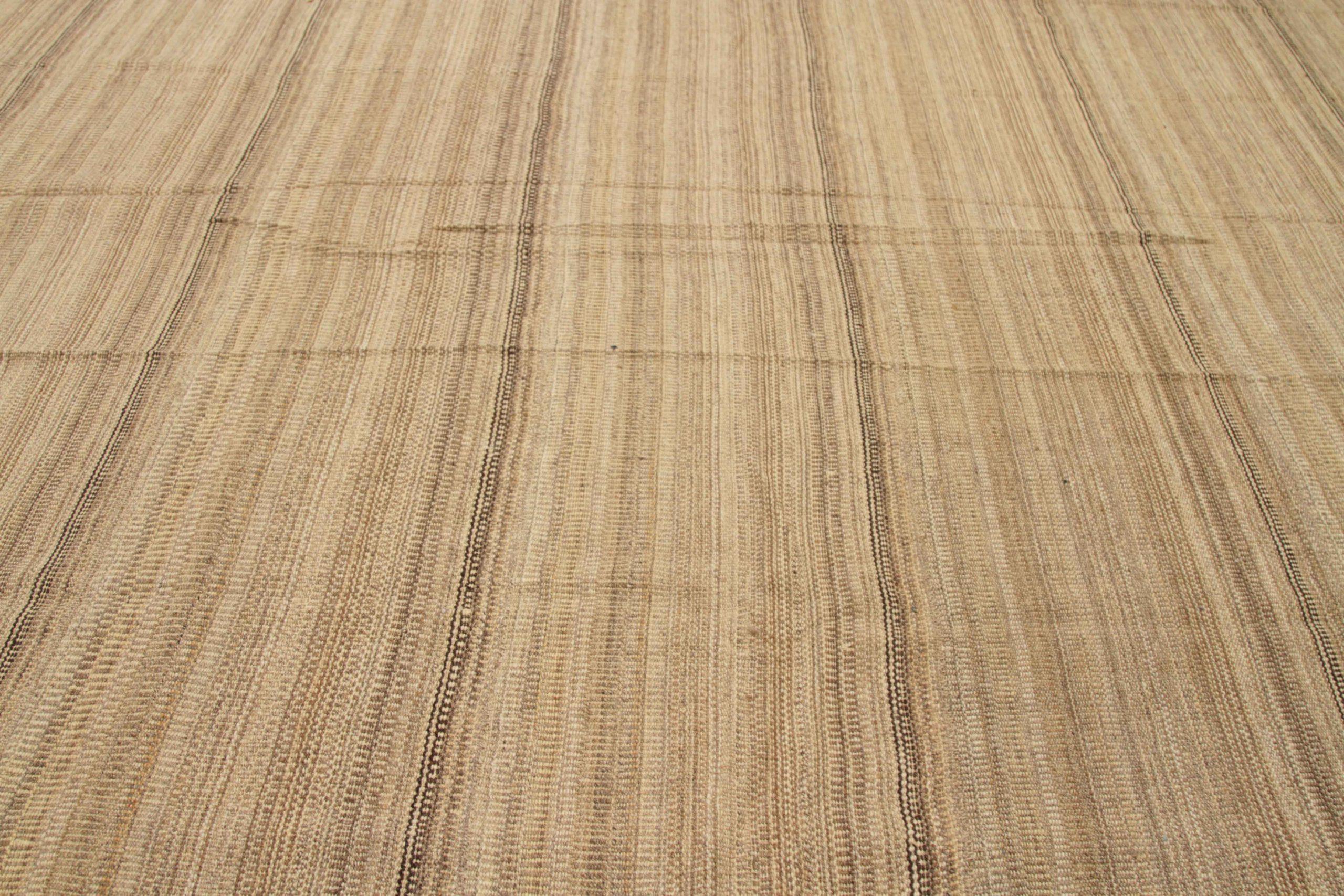 Iracheno Tappeti persiani Kilim - Lana Marrone Avorio Taupe Design - 88390 in vendita
