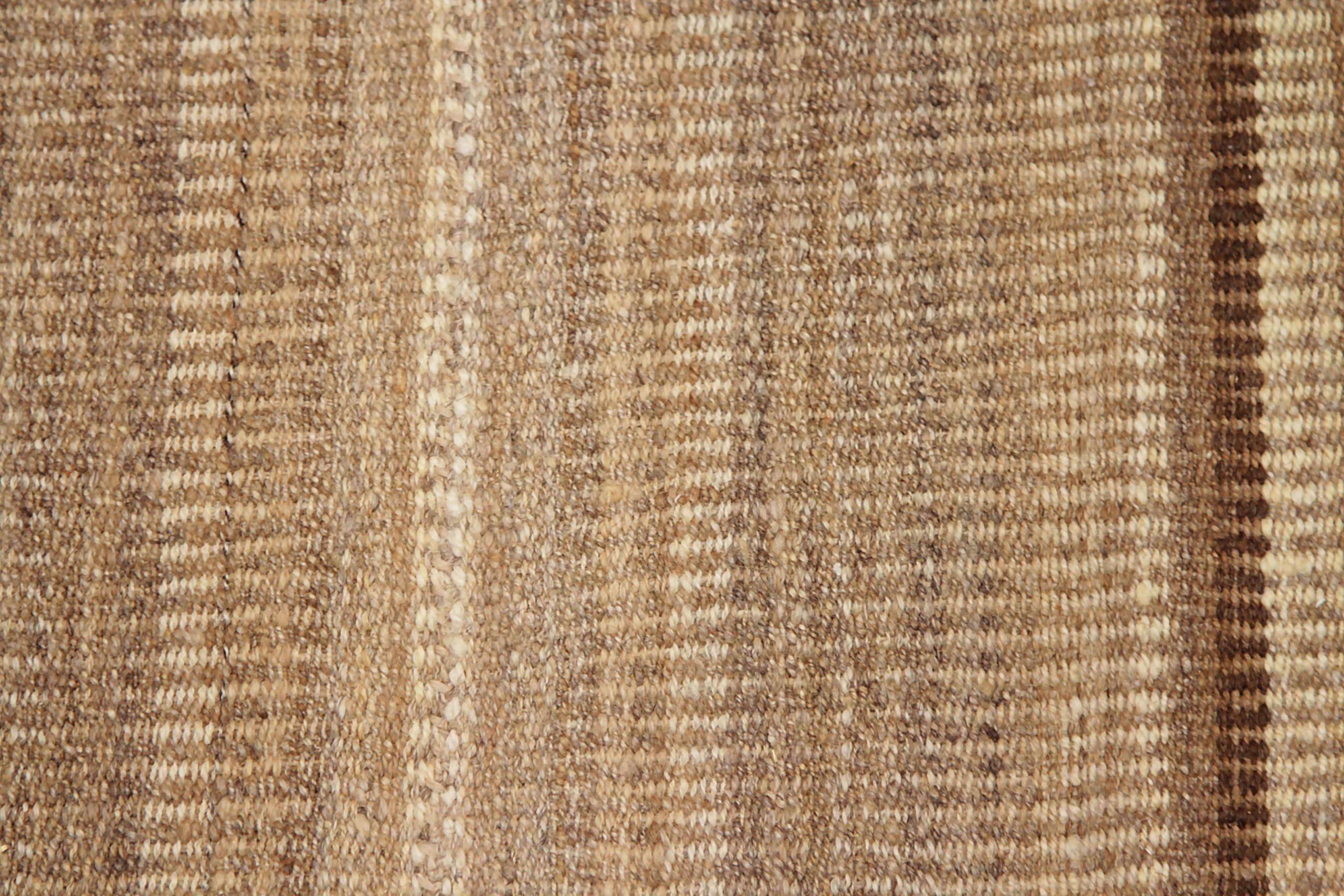 XX secolo Tappeti persiani Kilim - Lana Marrone Avorio Taupe Design - 88681 in vendita
