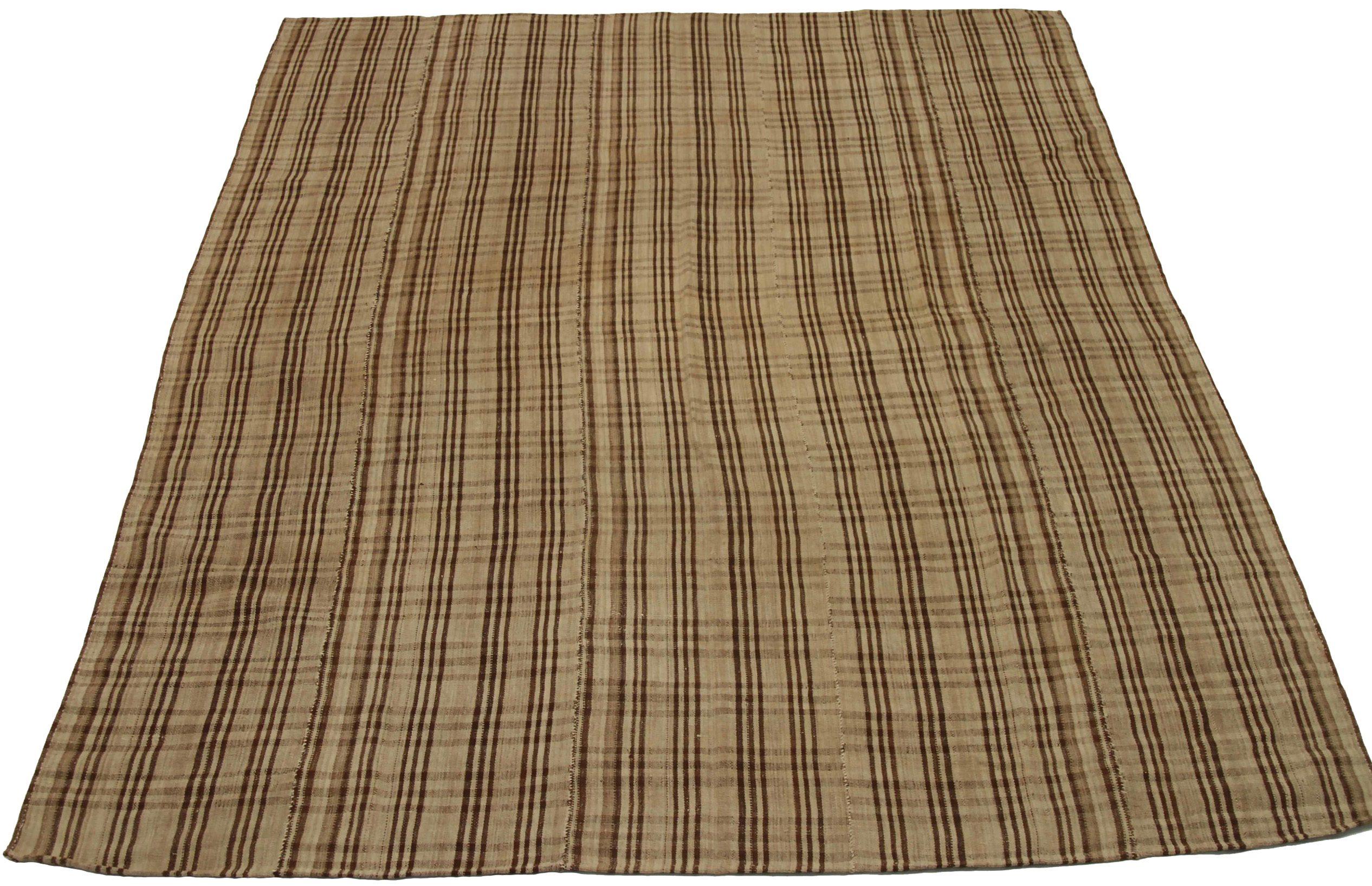 Discover the elegance of Persian Kilim featuring Area Rugs in Circa 1910. Designed with Wool and BrownTaupe, this exclusive design is perfect for enhancing your space.