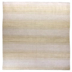 Persian Kilim Area Rugs - Wool Ivory Yellow Design - 88231