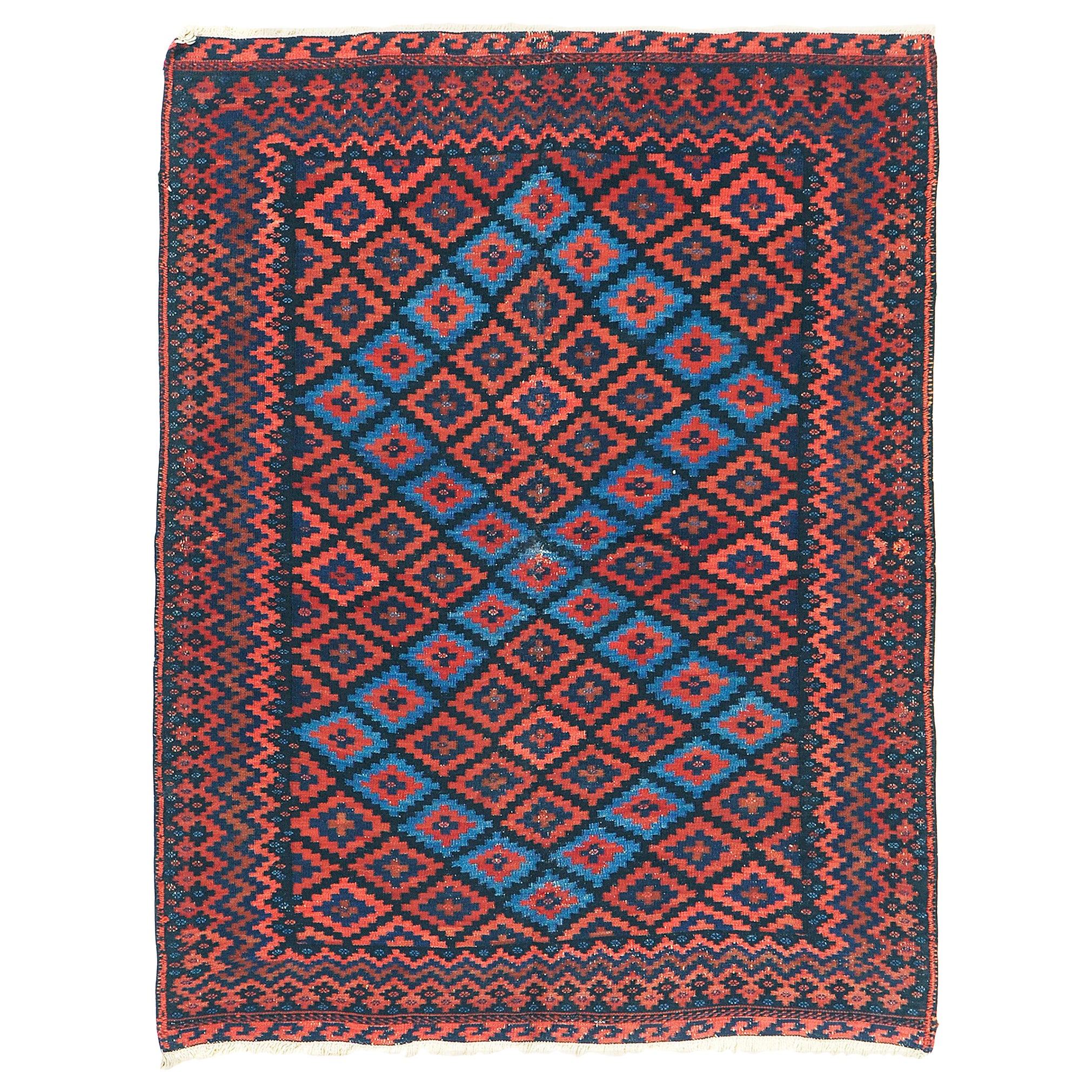Rug & Kilim Persiano Kordi Design a trama piatta 55403 in vendita