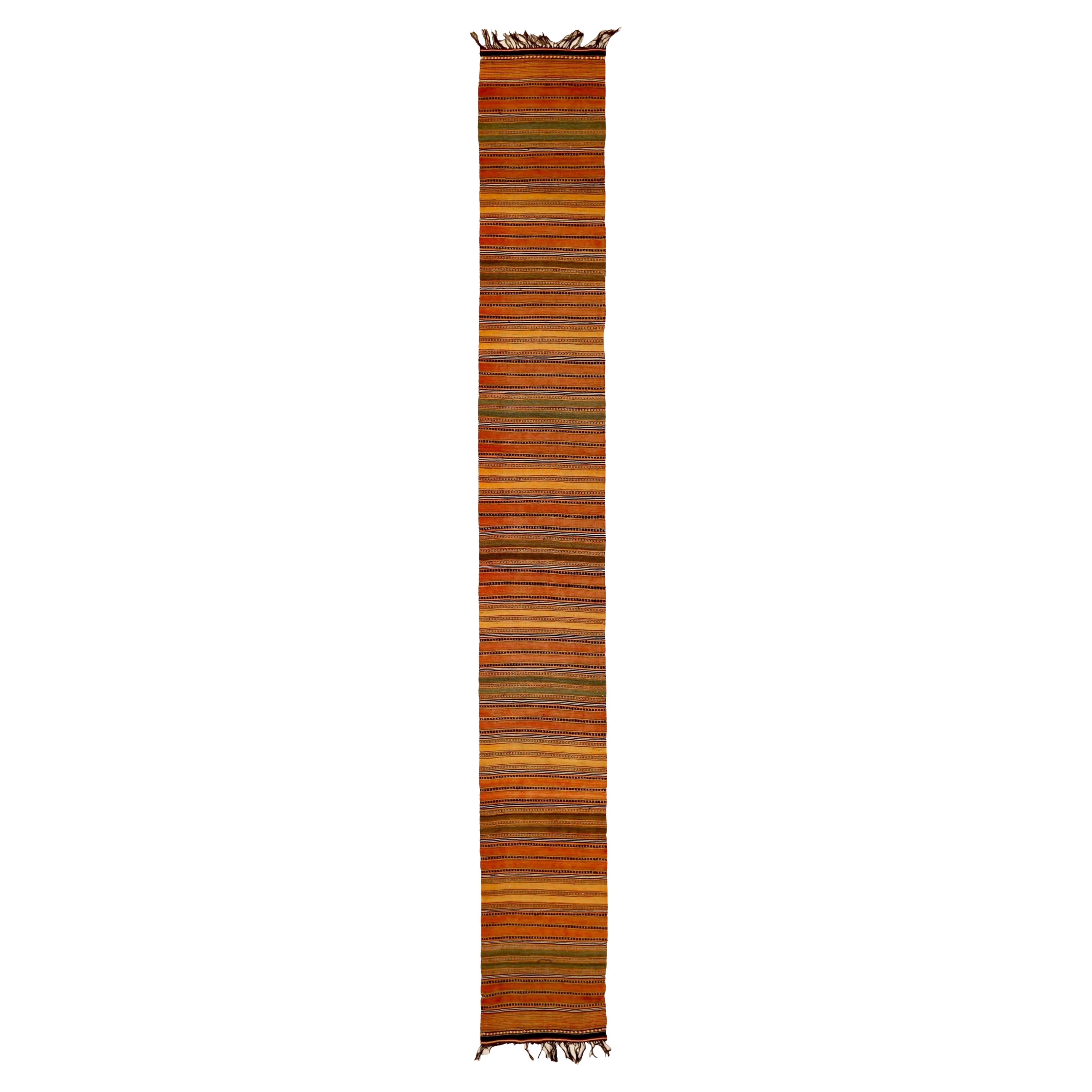 Persian Kilim Runner Rug - 65121