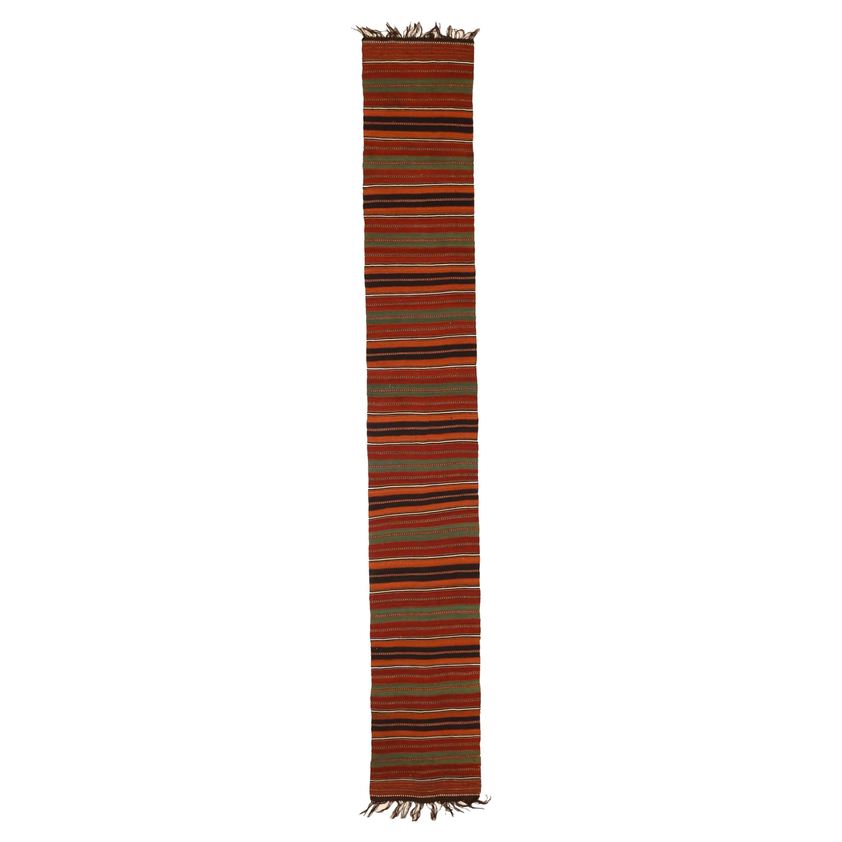 Tapis de couloir Kilim persan - 65125