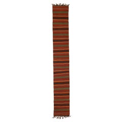 Tapis de couloir Kilim persan - 65125
