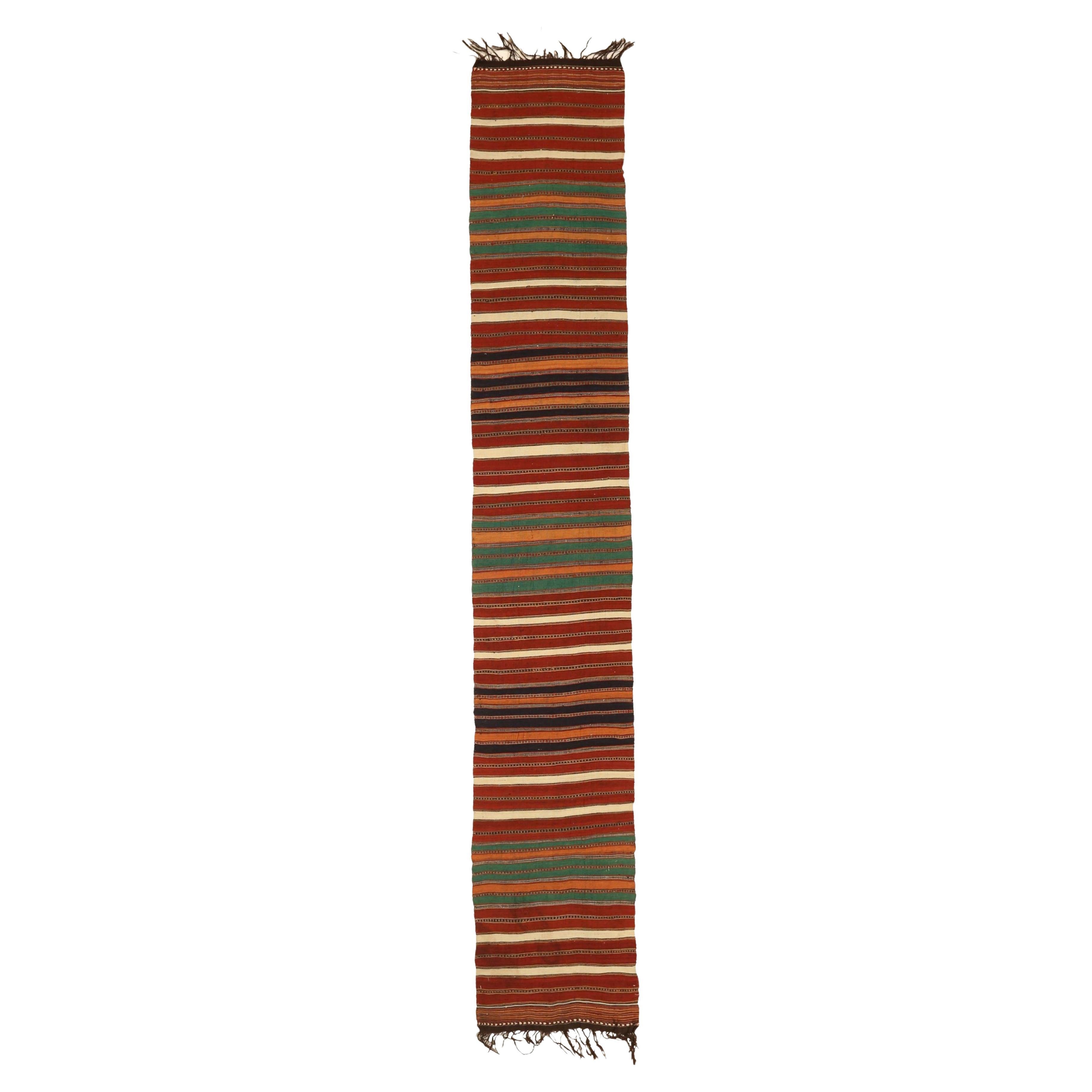 Persian Kilim Runner Rug - 65130